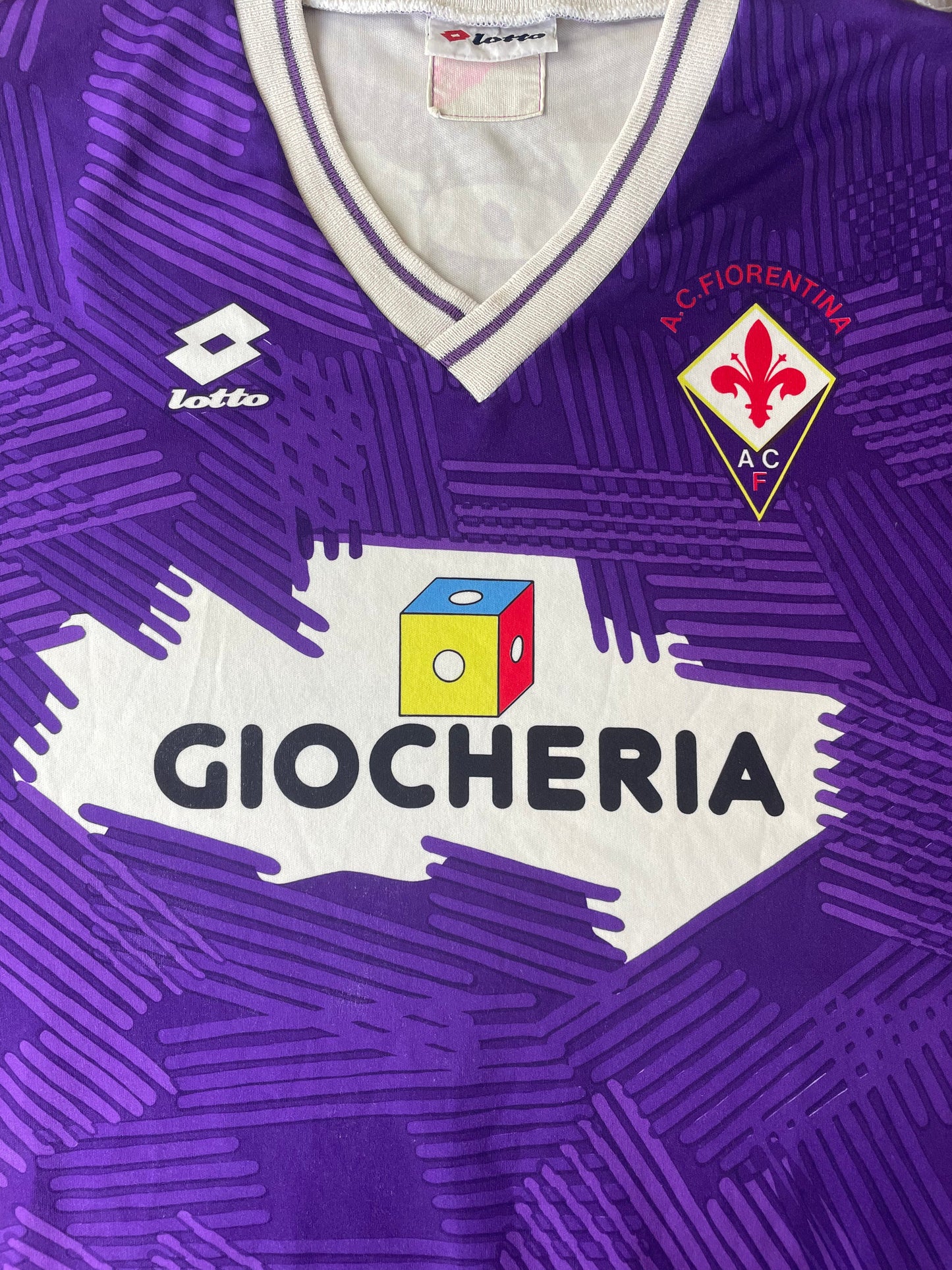 Player Issue Training • Fiorentina • 1991 • Lotto Top • Size XL
