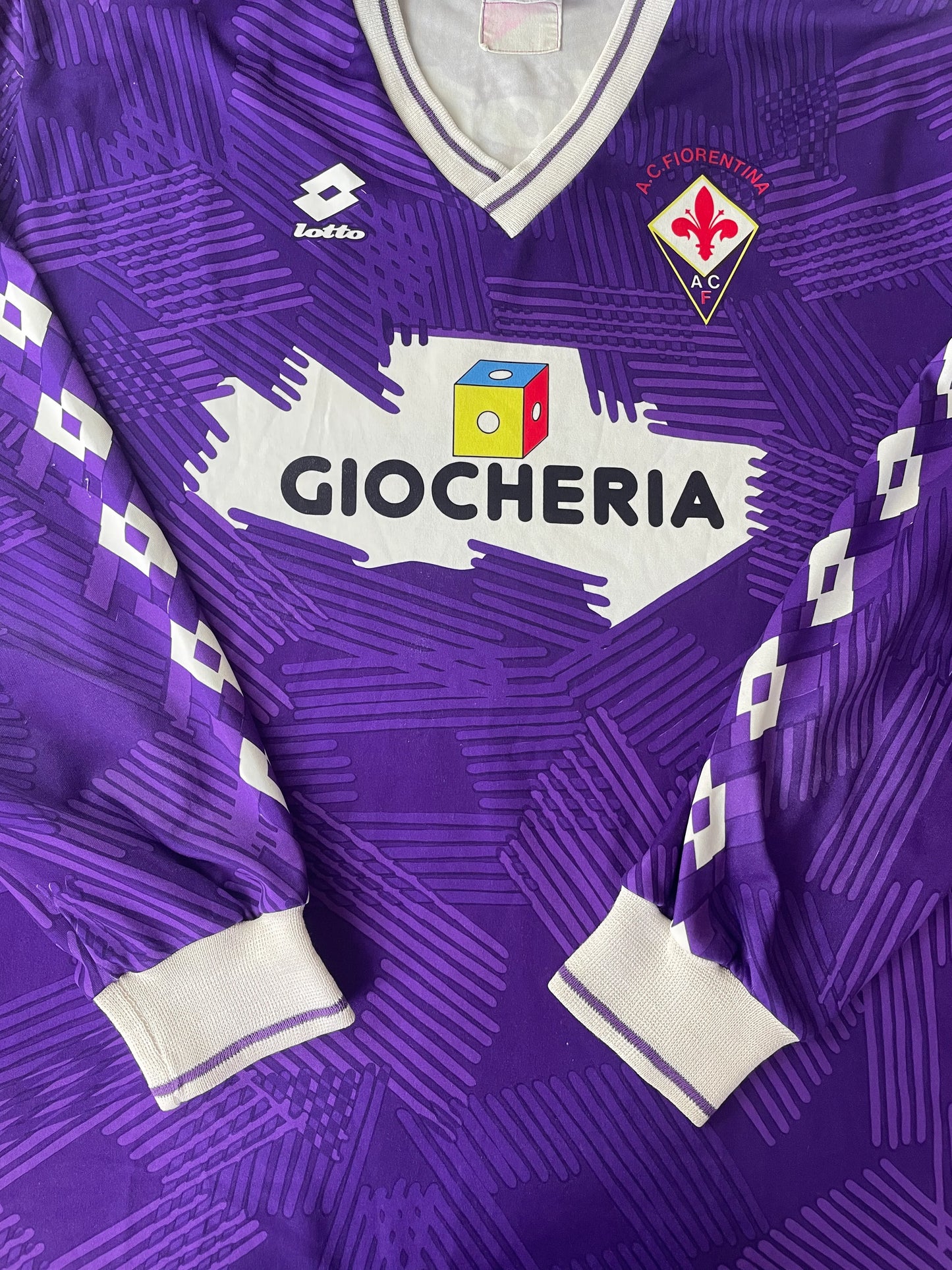 Player Issue Training • Fiorentina • 1991 • Lotto Top • Size XL