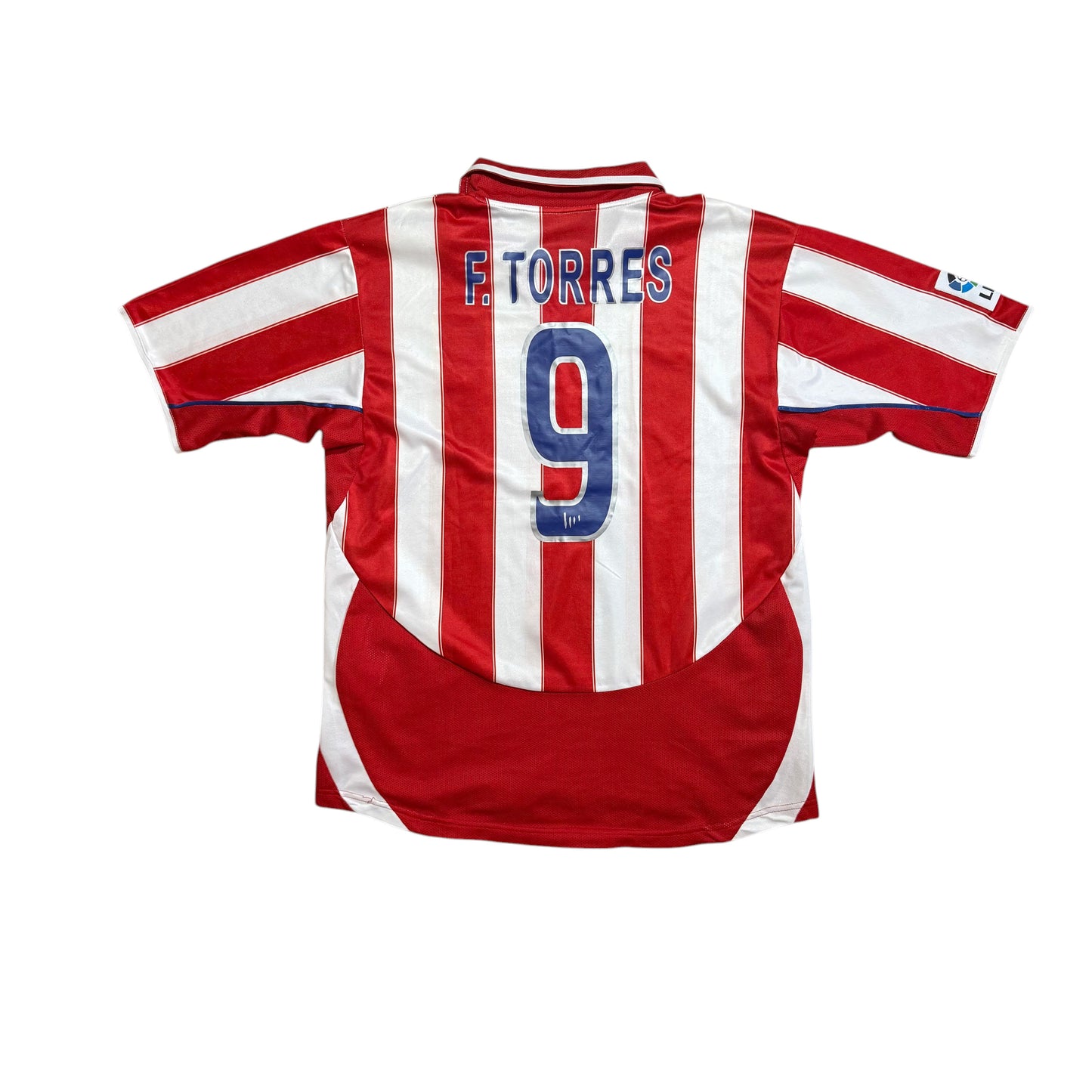 Atletico Madrid Home Shirt 2003 - 2004 (L) Torres 9