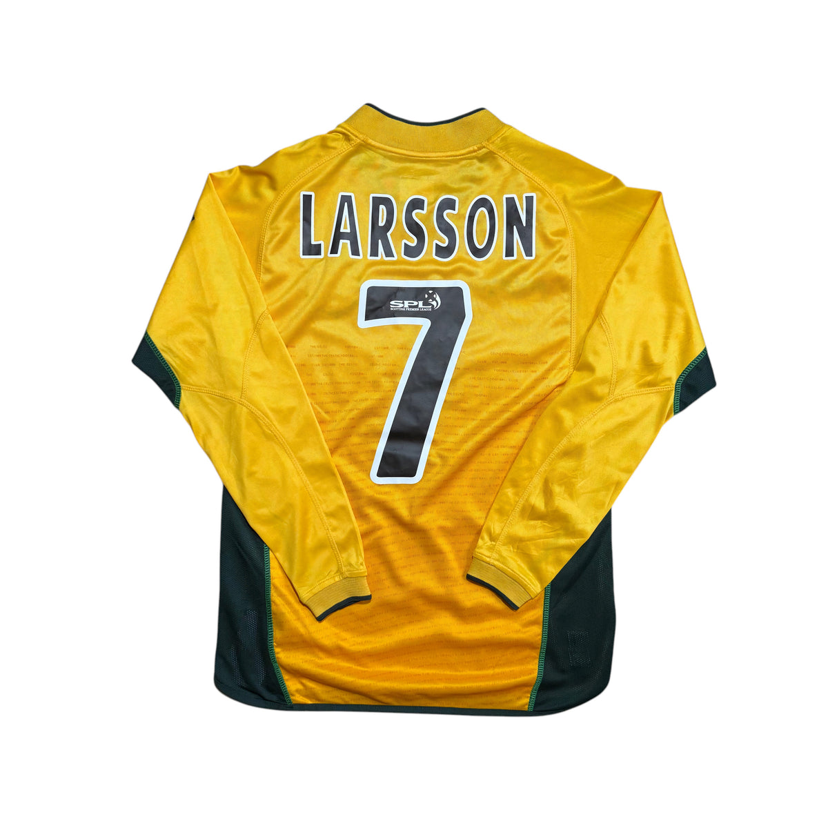 Celtic Away Shirt 2002 - 2003 (S) Larsson 7