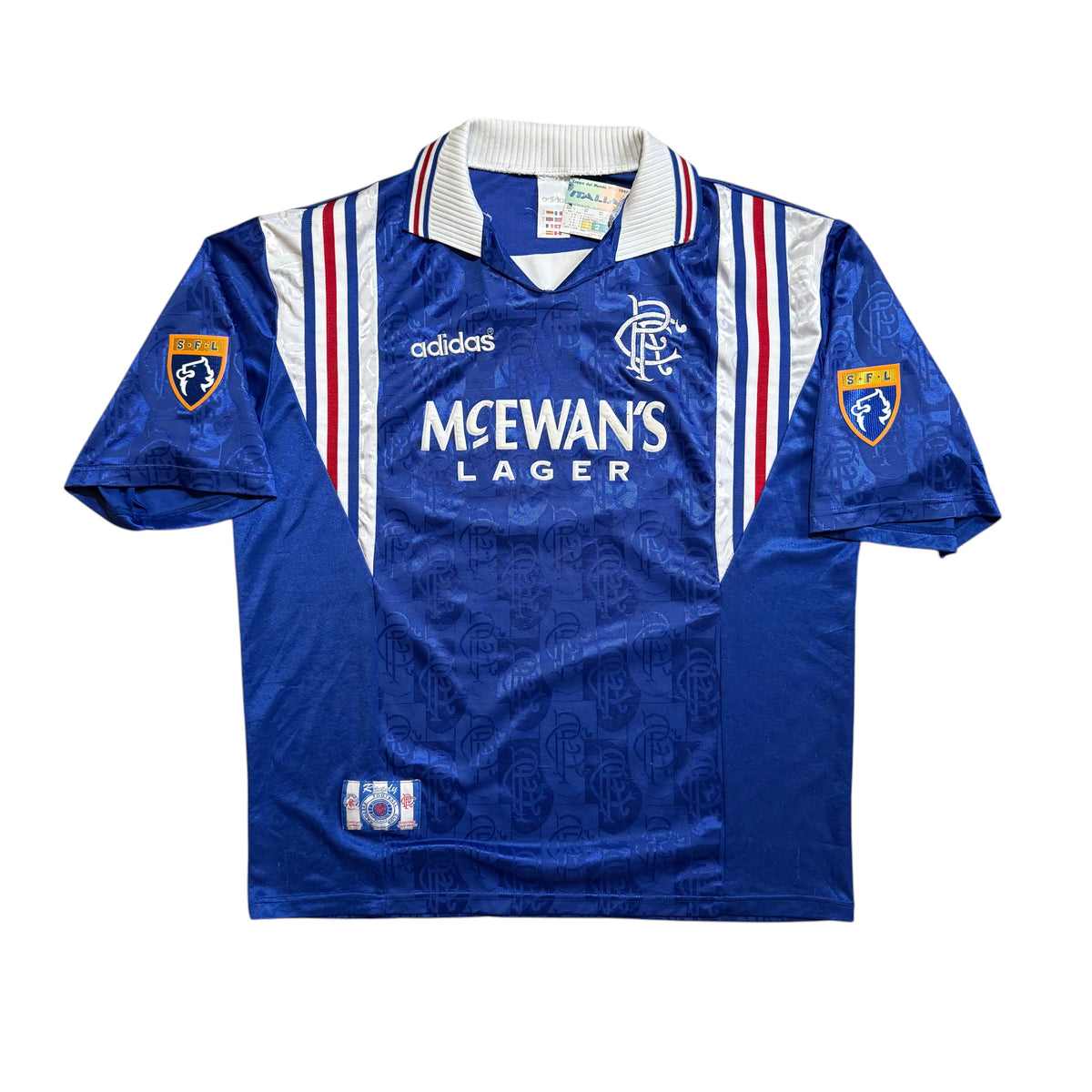 Rangers Home Shirt 1996 - 1997 (XL) '8' Gascoigne