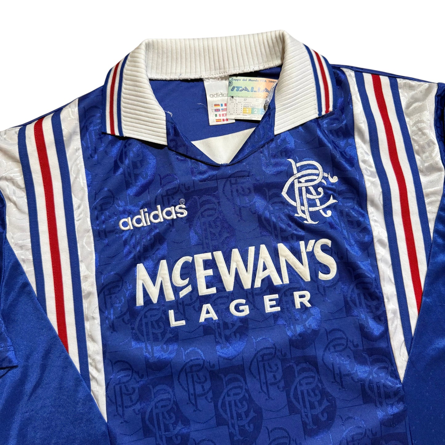 Rangers Home Shirt 1996 - 1997 (XL) '8' Gascoigne