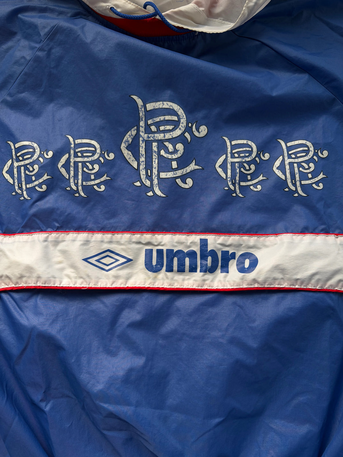  and vertical 'Rangers' text down the sleeves.