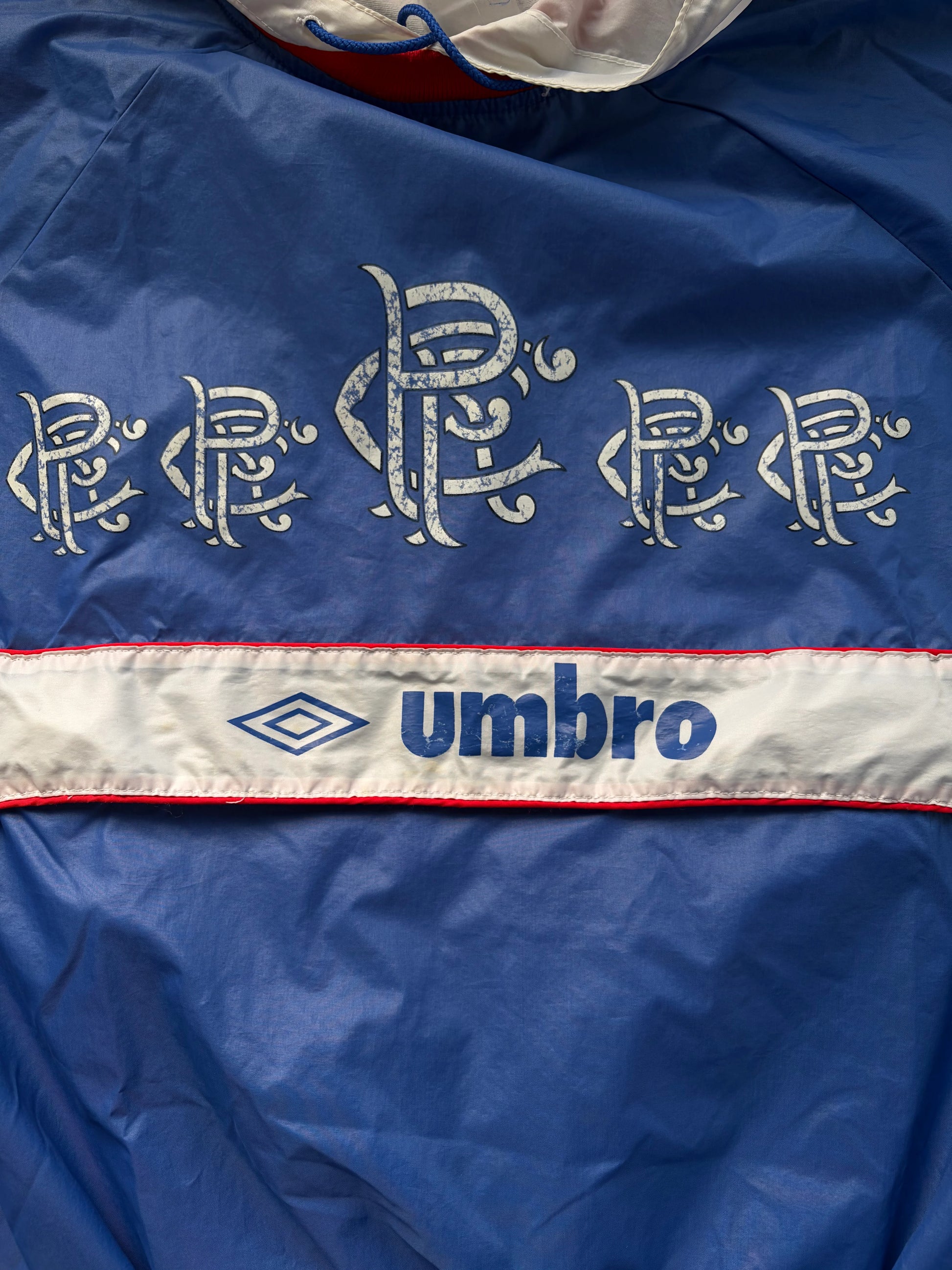 and vertical 'Rangers' text down the sleeves.