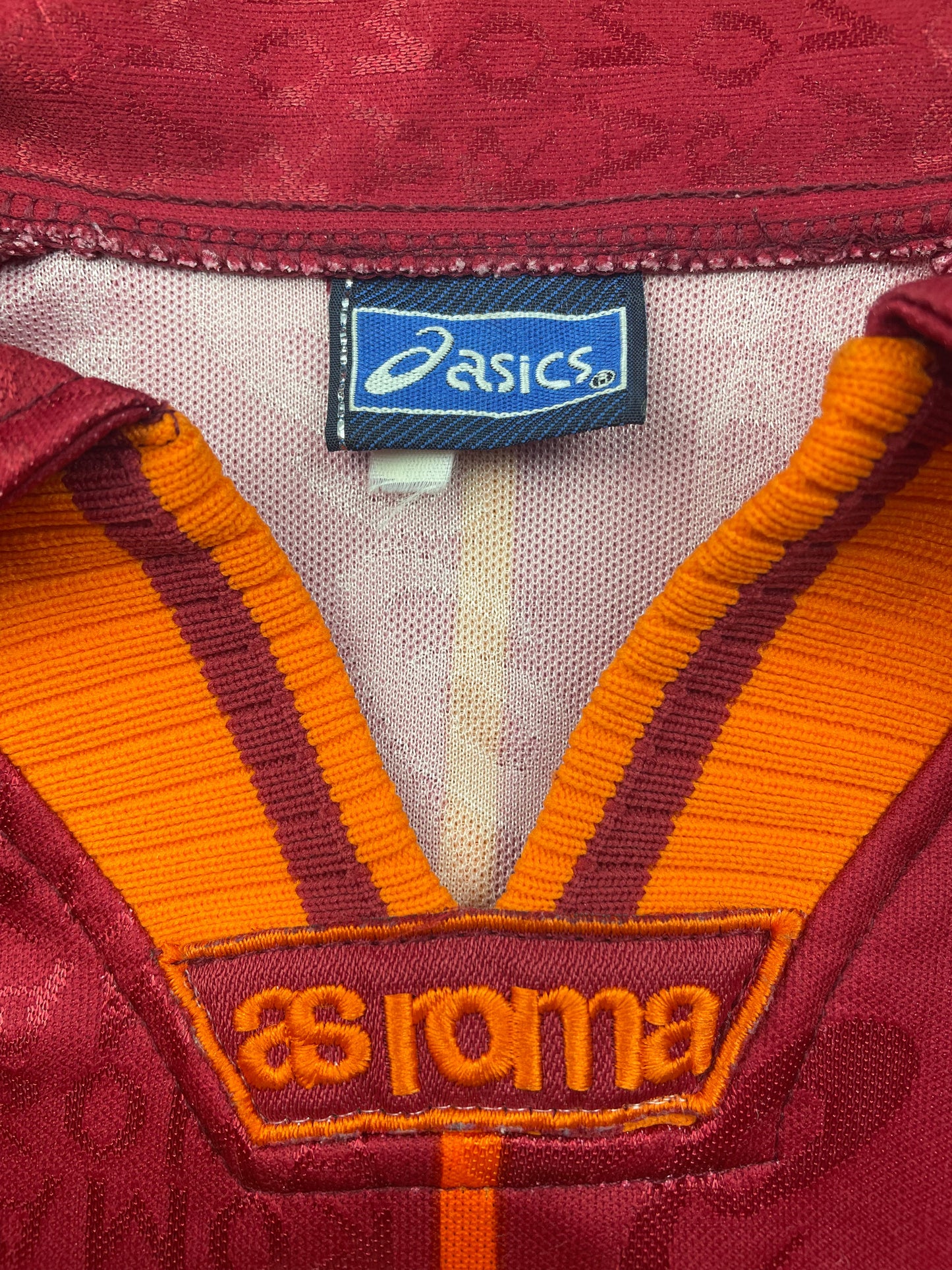 Match Shirt • Club • Roma • 1996 • Asics • Home • #10 • Daniel Fonseca • Match Worn • Signed