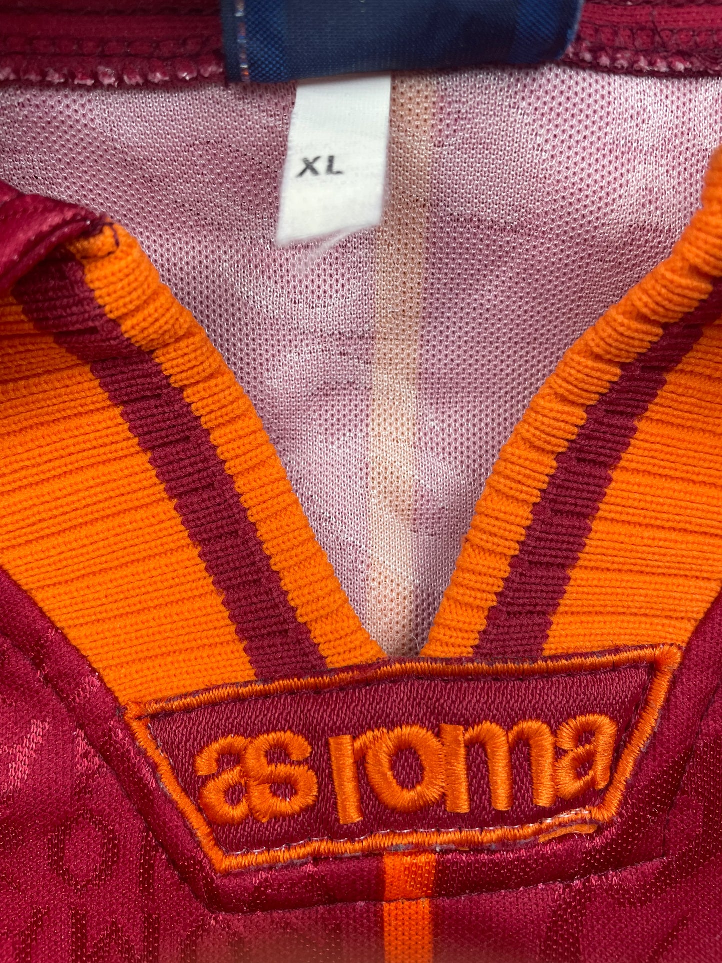 Match Shirt • Club • Roma • 1996 • Asics • Home • #10 • Daniel Fonseca • Match Worn • Signed