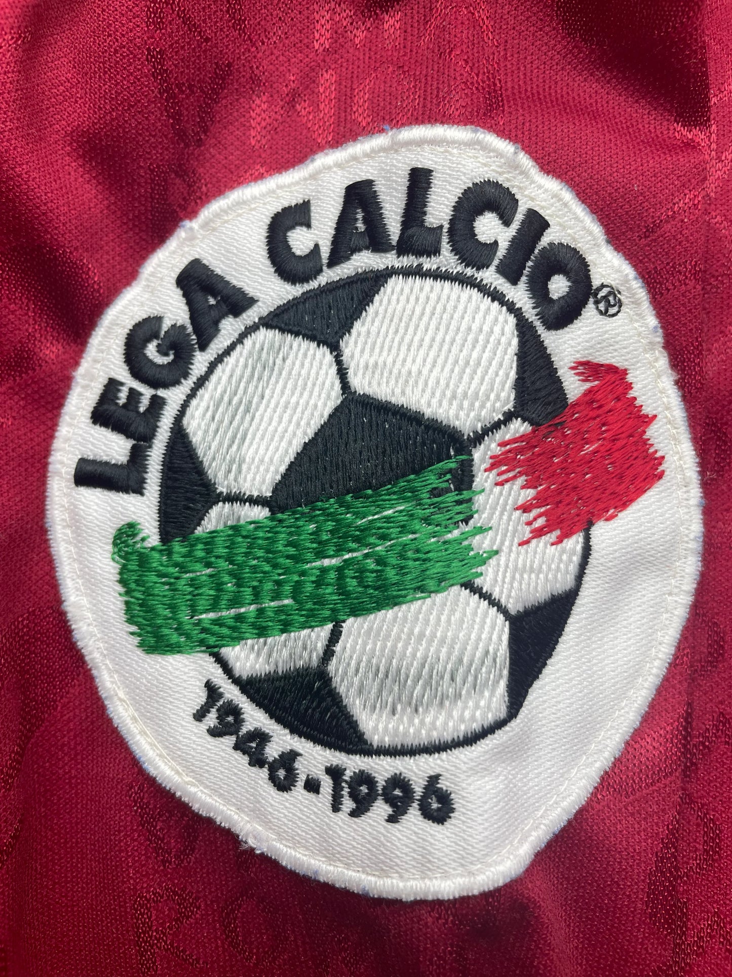 Match Shirt • Club • Roma • 1996 • Asics • Home • #10 • Daniel Fonseca • Match Worn • Signed