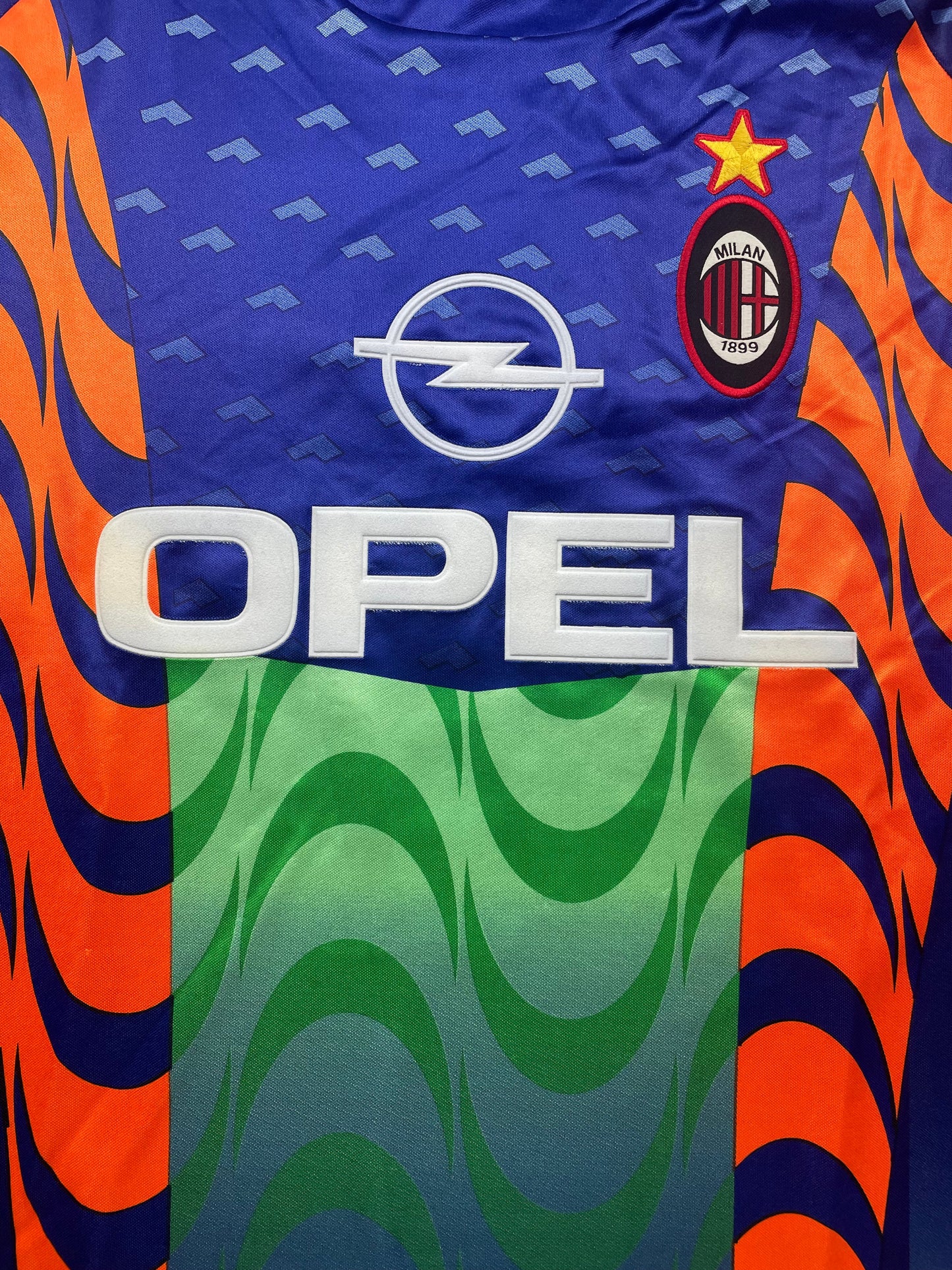 Match Shirt • Club • AC Milan • 1997 • Lotto • Keeper • #1 • Sebastiano Rossi • Match Worn • Signed