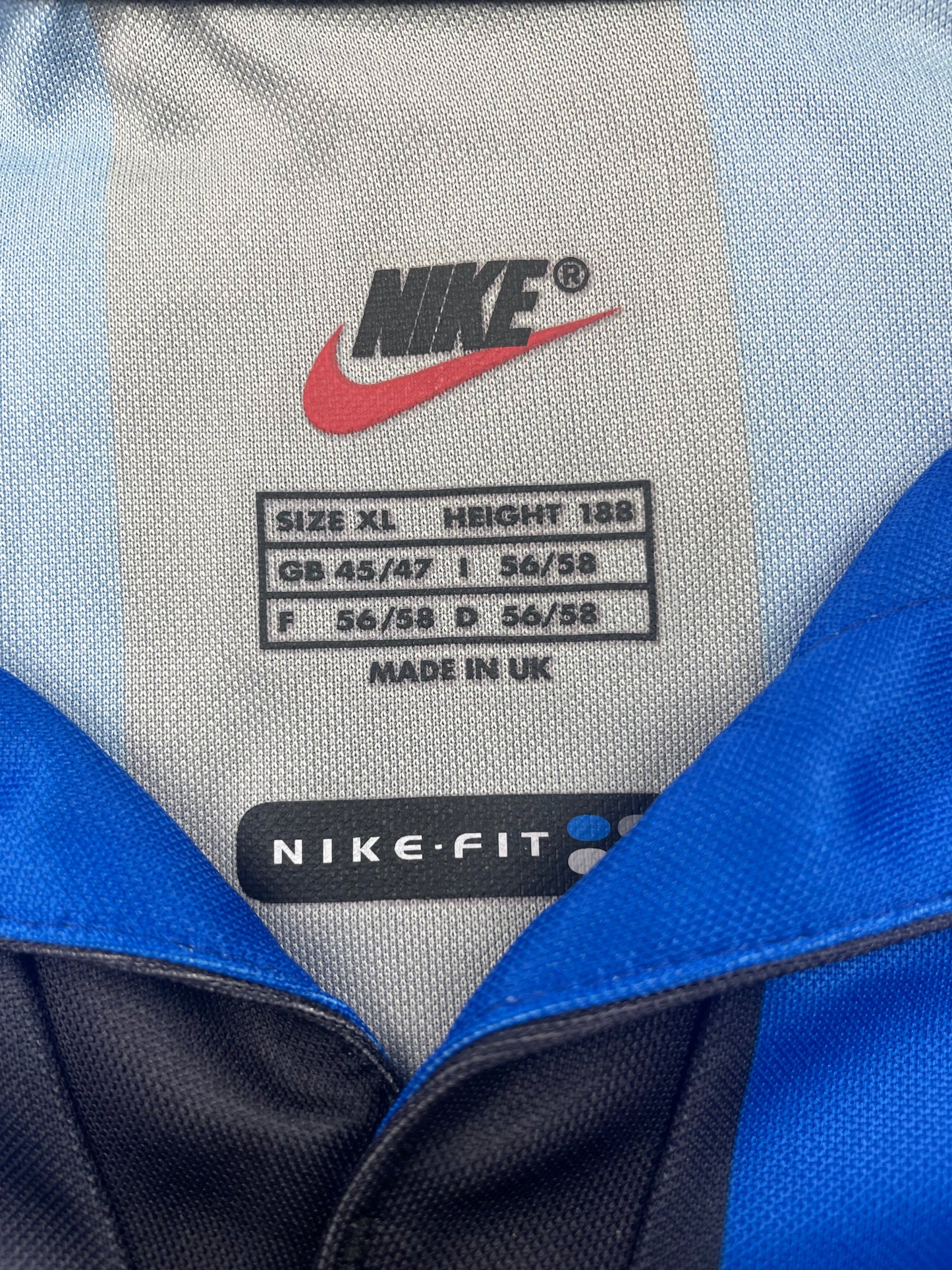 Match Shirt • Club • Inter • 1998 • Nike • Home • #8 • Aron Winter • Match Worn