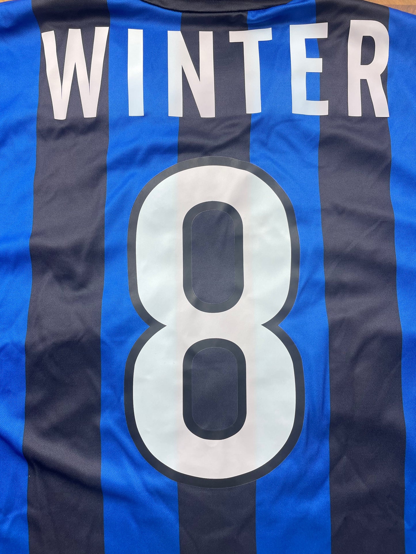 Match Shirt • Club • Inter • 1998 • Nike • Home • #8 • Aron Winter • Match Worn