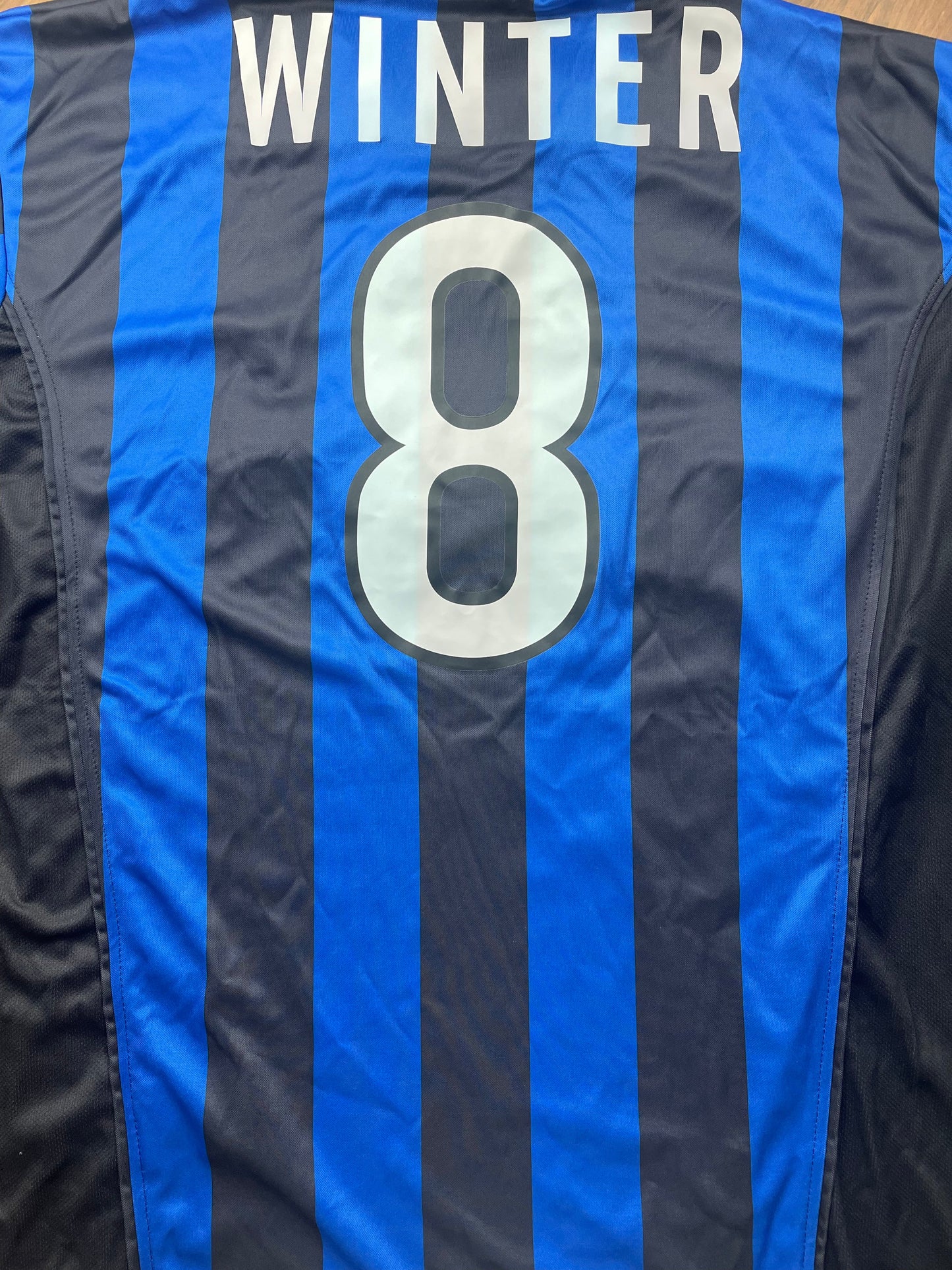 Match Shirt • Club • Inter • 1998 • Nike • Home • #8 • Aron Winter • Match Worn