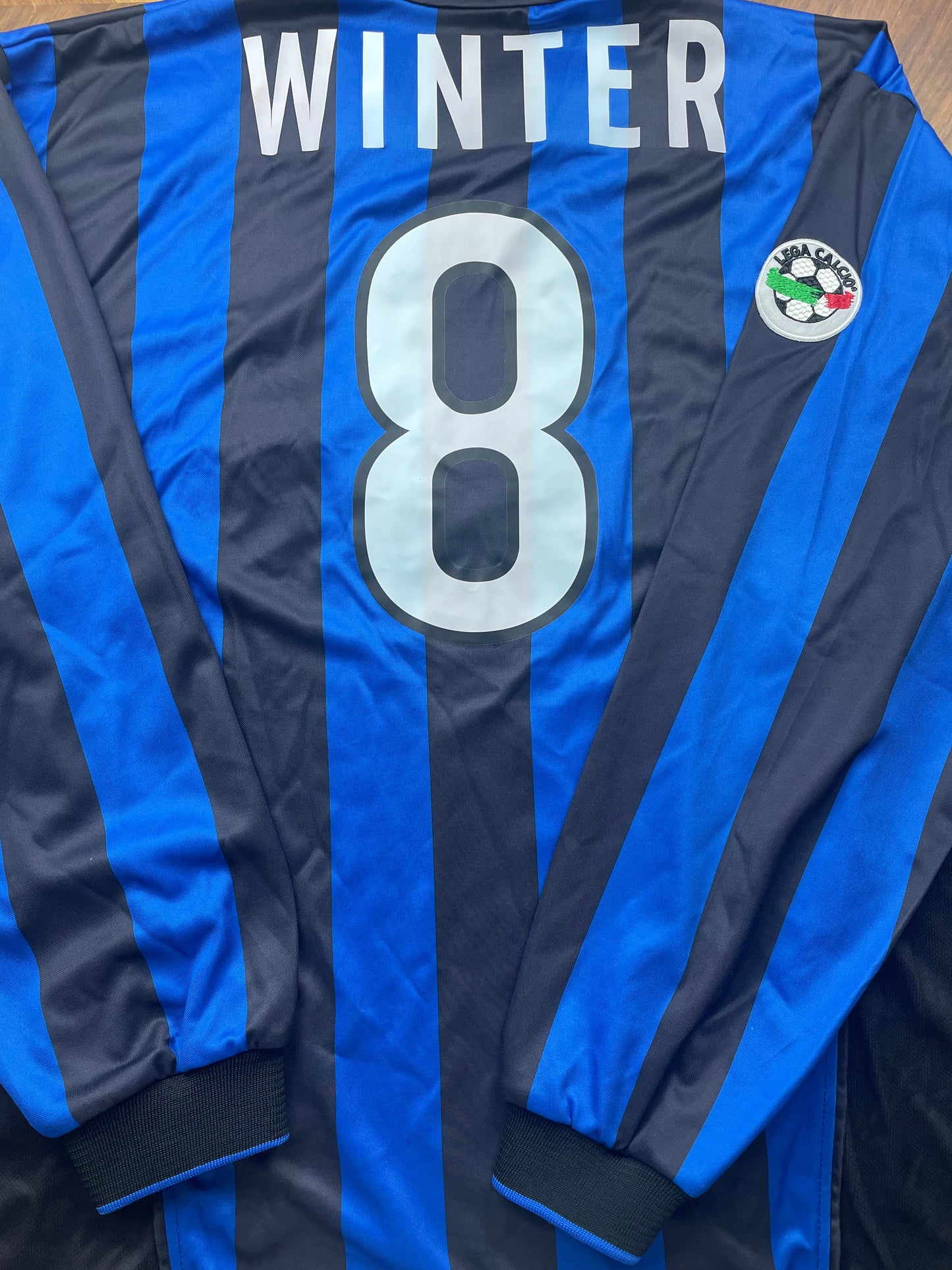 Match Shirt • Club • Inter • 1998 • Nike • Home • #8 • Aron Winter • Match Worn