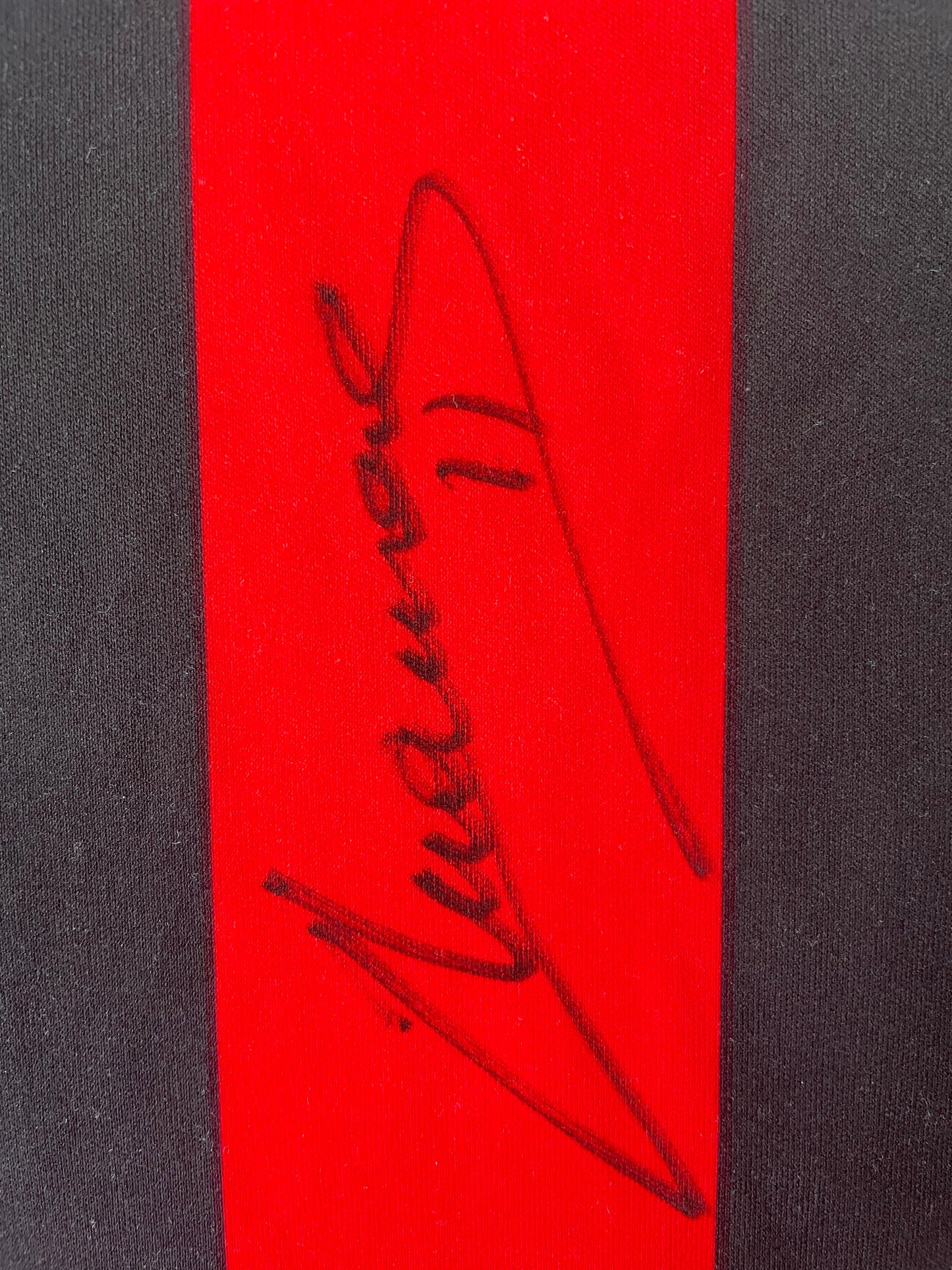 Store Shirt • AC Milan • 1992 • Adidas • Home • Size XL • Signed by Daniele Massaro