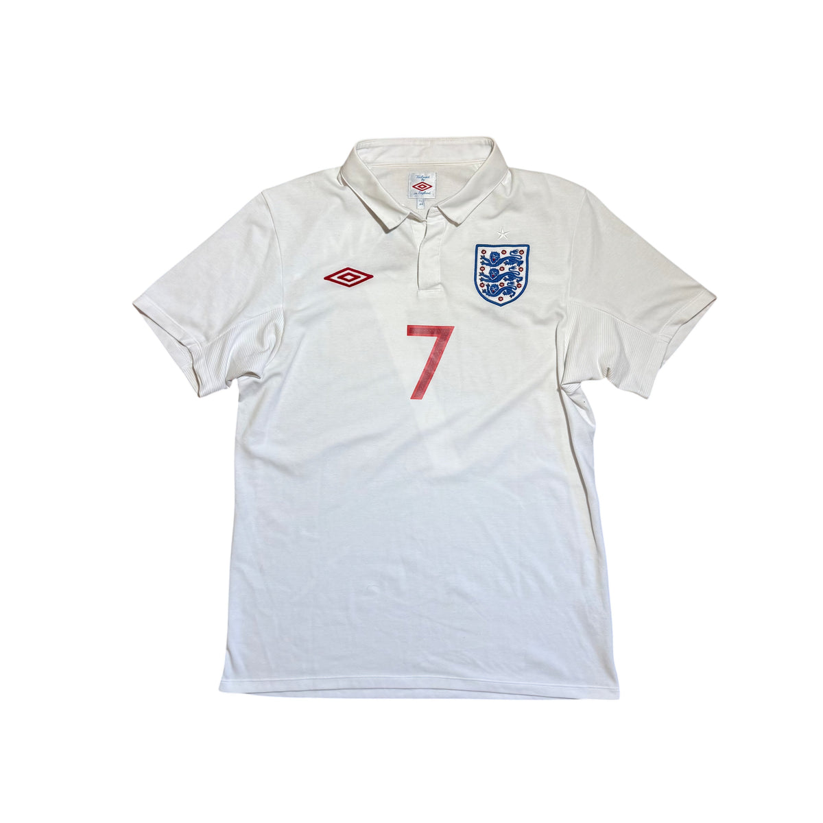 England Home Shirt 2011 - 2012 (M) Beckham 7