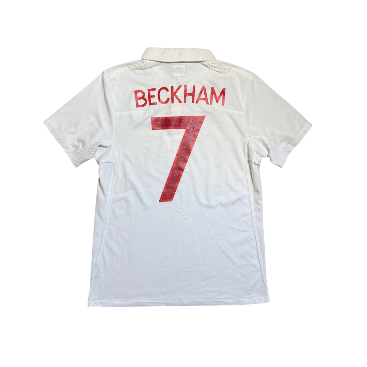 England Home Shirt 2011 - 2012 (M) Beckham 7