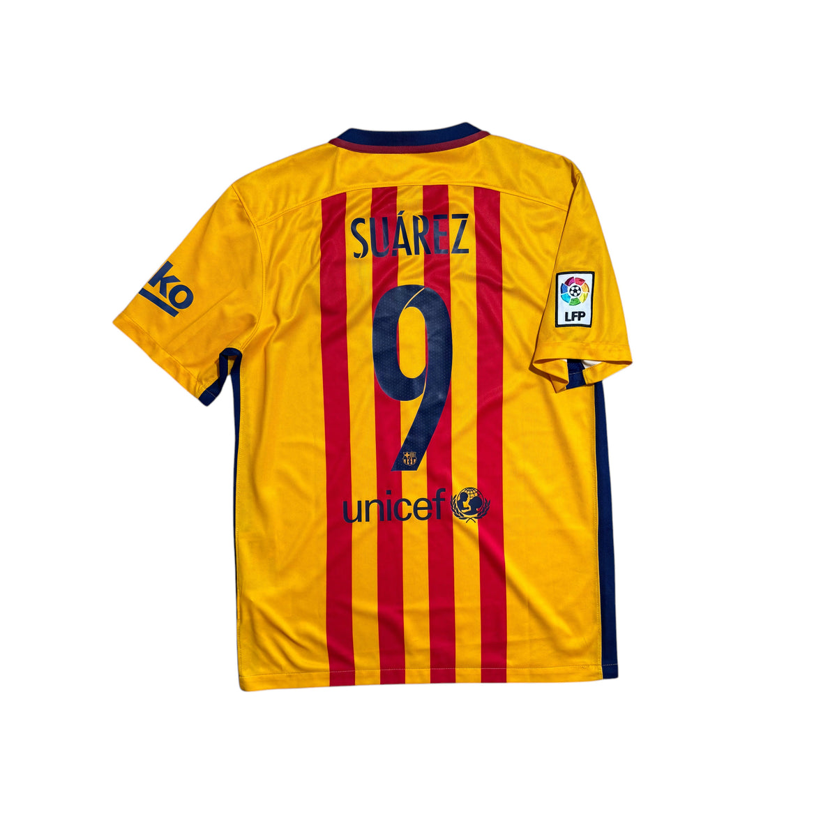 Barcelona Away Shirt 2015 - 2016 (M) Suarez 9