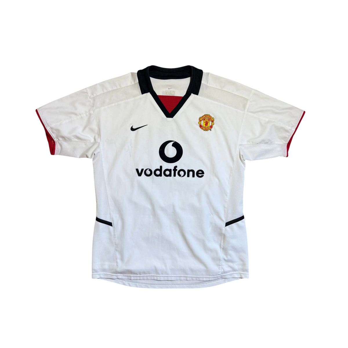 Manchester United Away Shirt 2002 - 2003 (YL) O'Shea 22 - signed