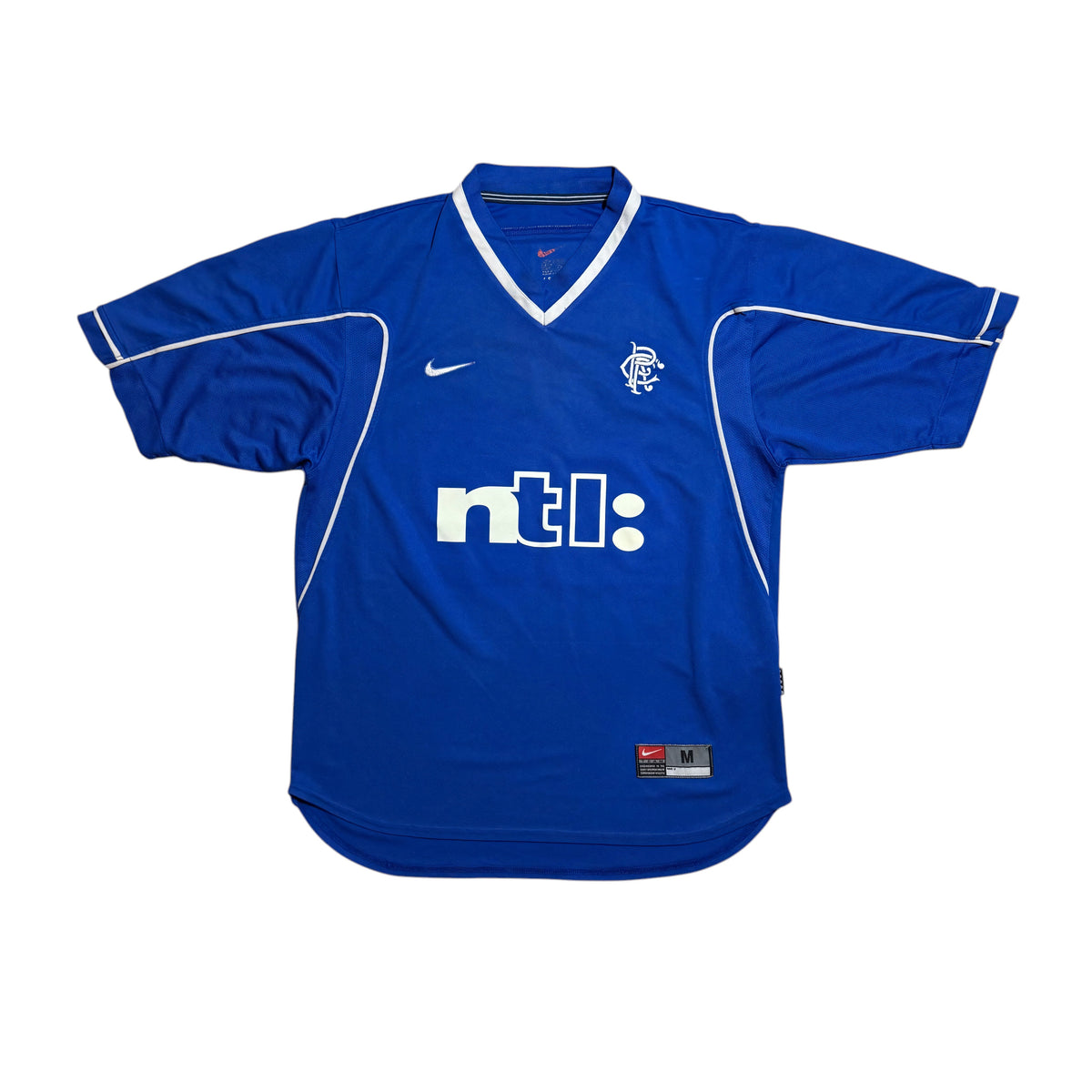 Rangers Home Shirt 2000 - 2001 (M) Flo 22