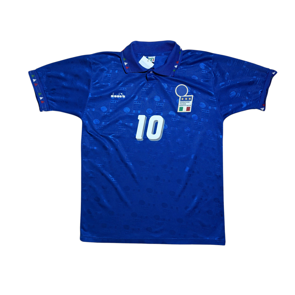 Italy Home Shirt 1994 - 1995 (L) Baggio 10