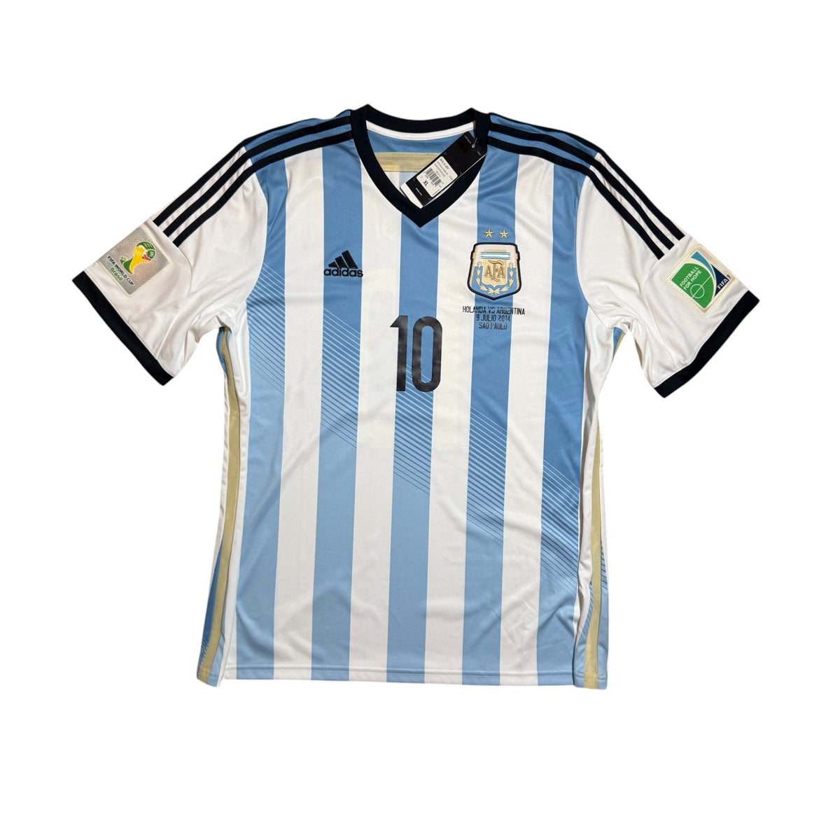 Argentina Home Shirt 2014 WC (XL) Messi 10 BNWT