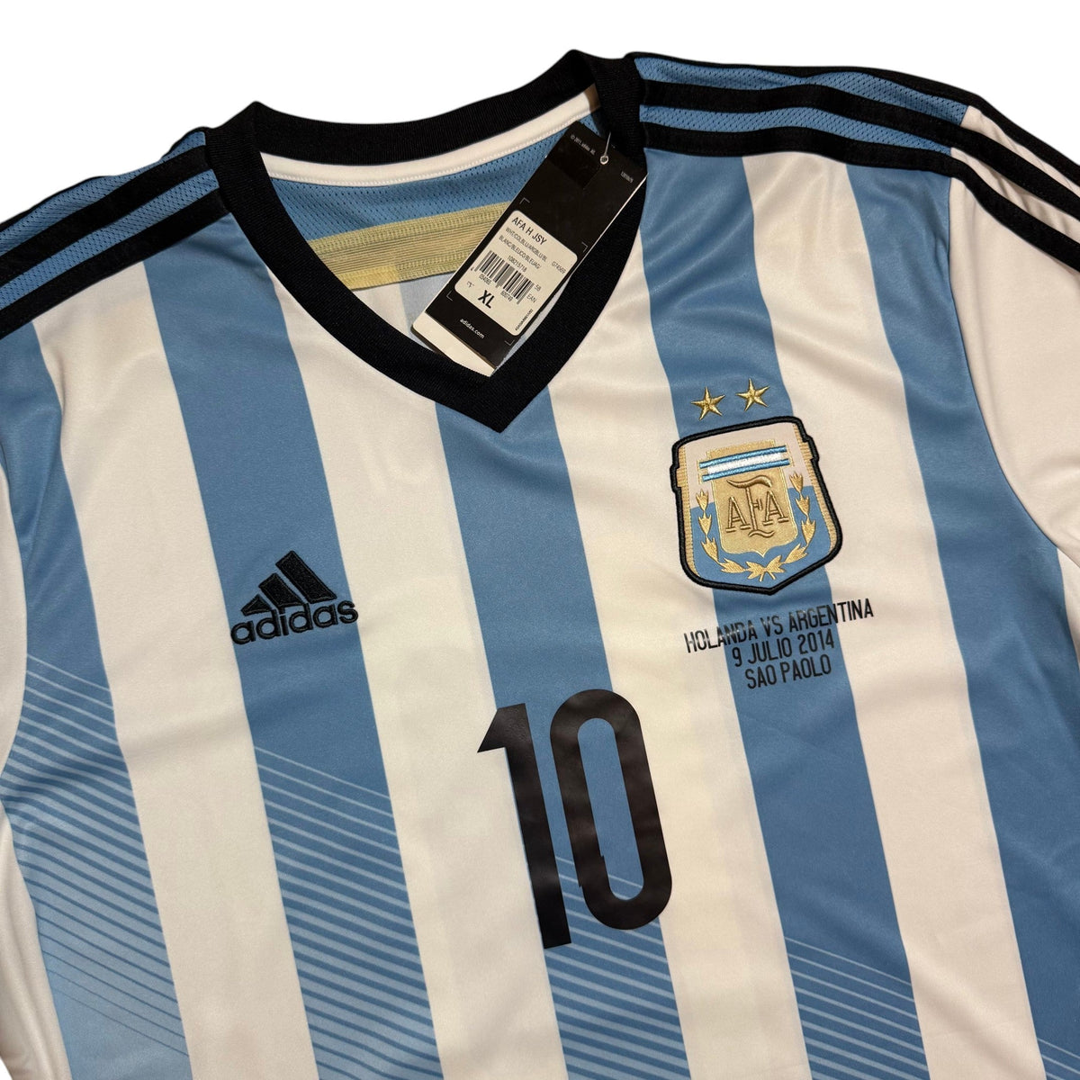 Argentina Home Shirt 2014 WC (XL) Messi 10 BNWT