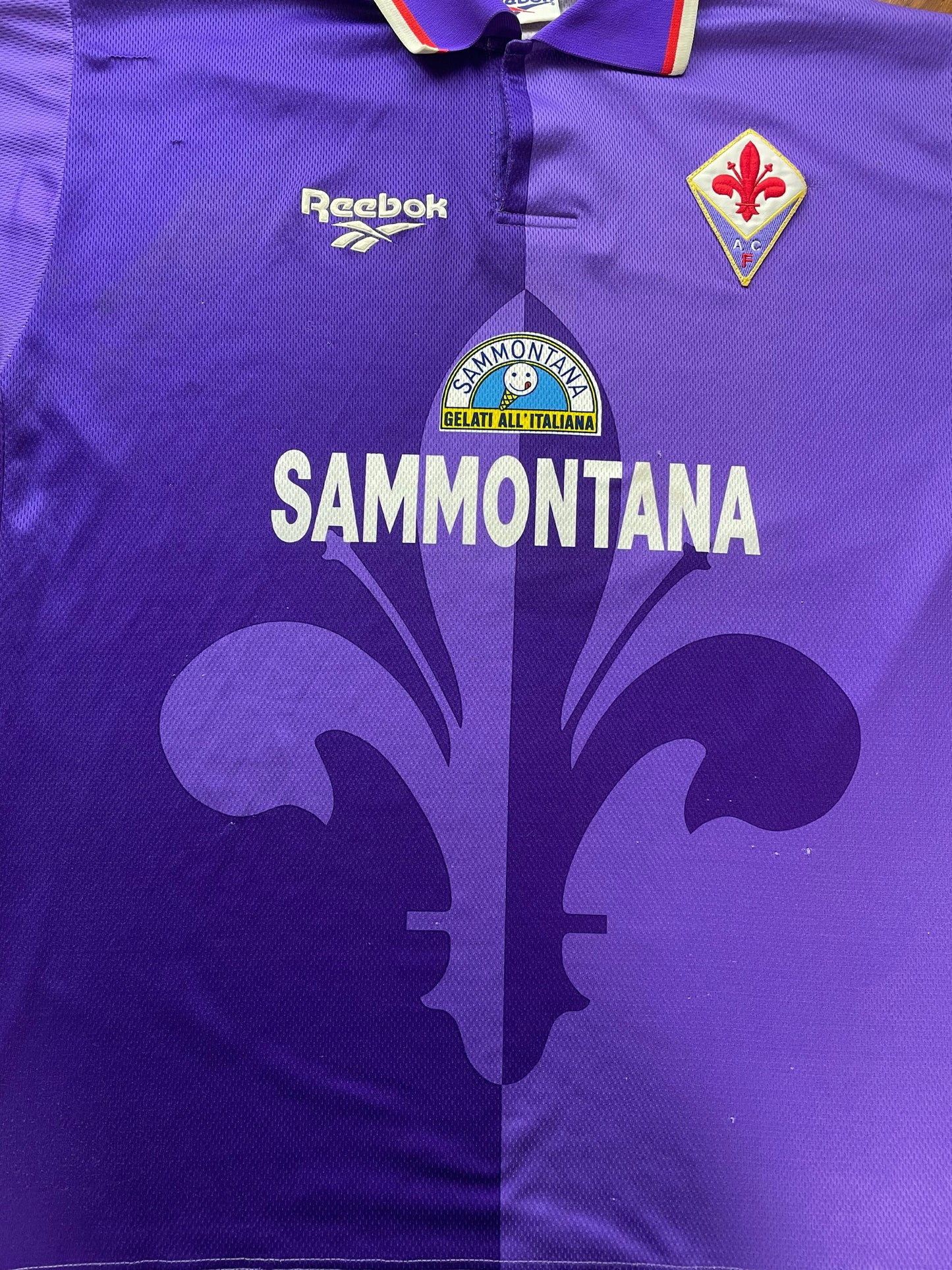 Store Shirt • Fiorentina • 1995 • Reebok • Home • #10 • Manuel Rui Costa • Size XL