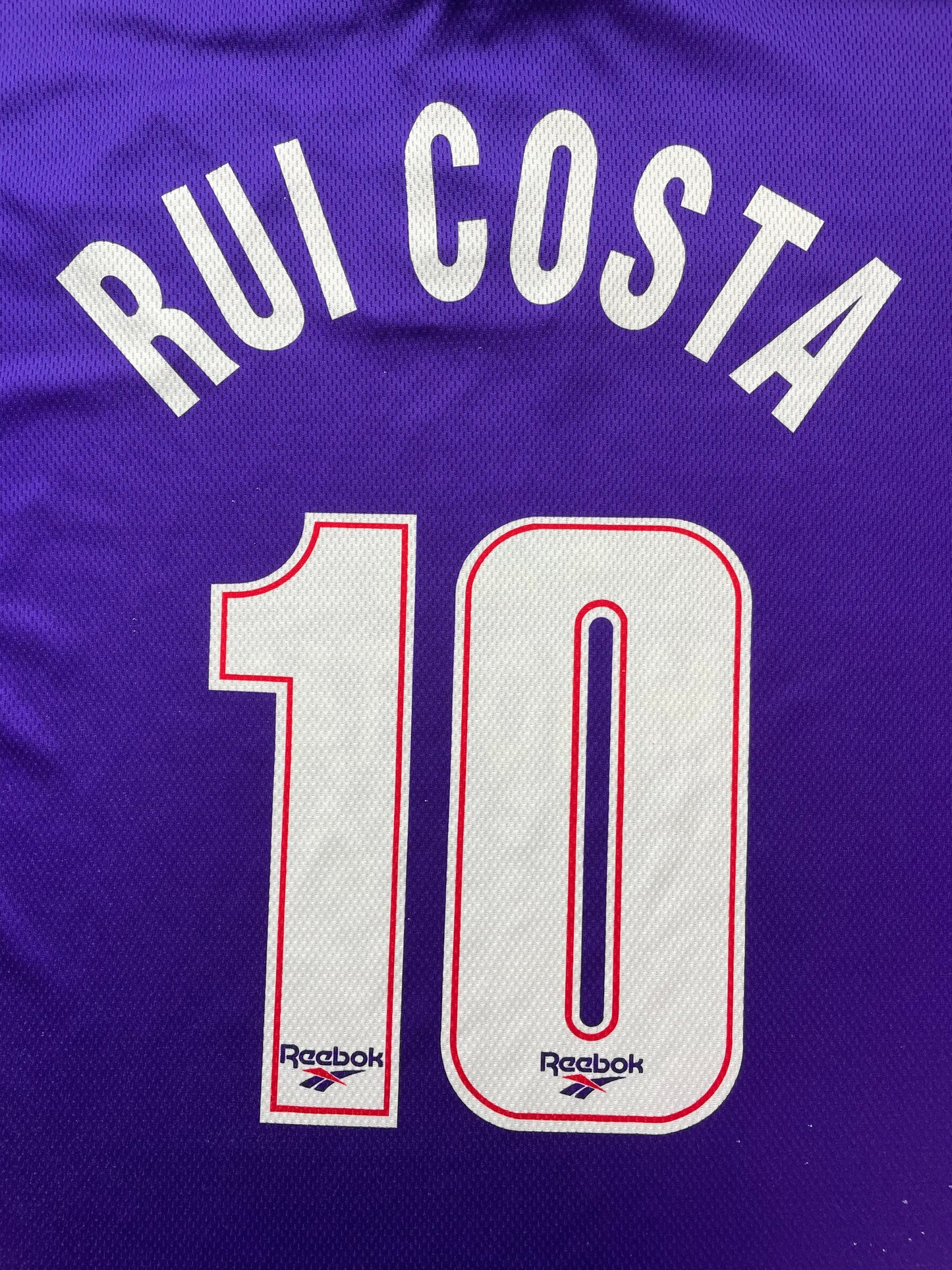 Store Shirt • Fiorentina • 1995 • Reebok • Home • #10 • Manuel Rui Costa • Size XL