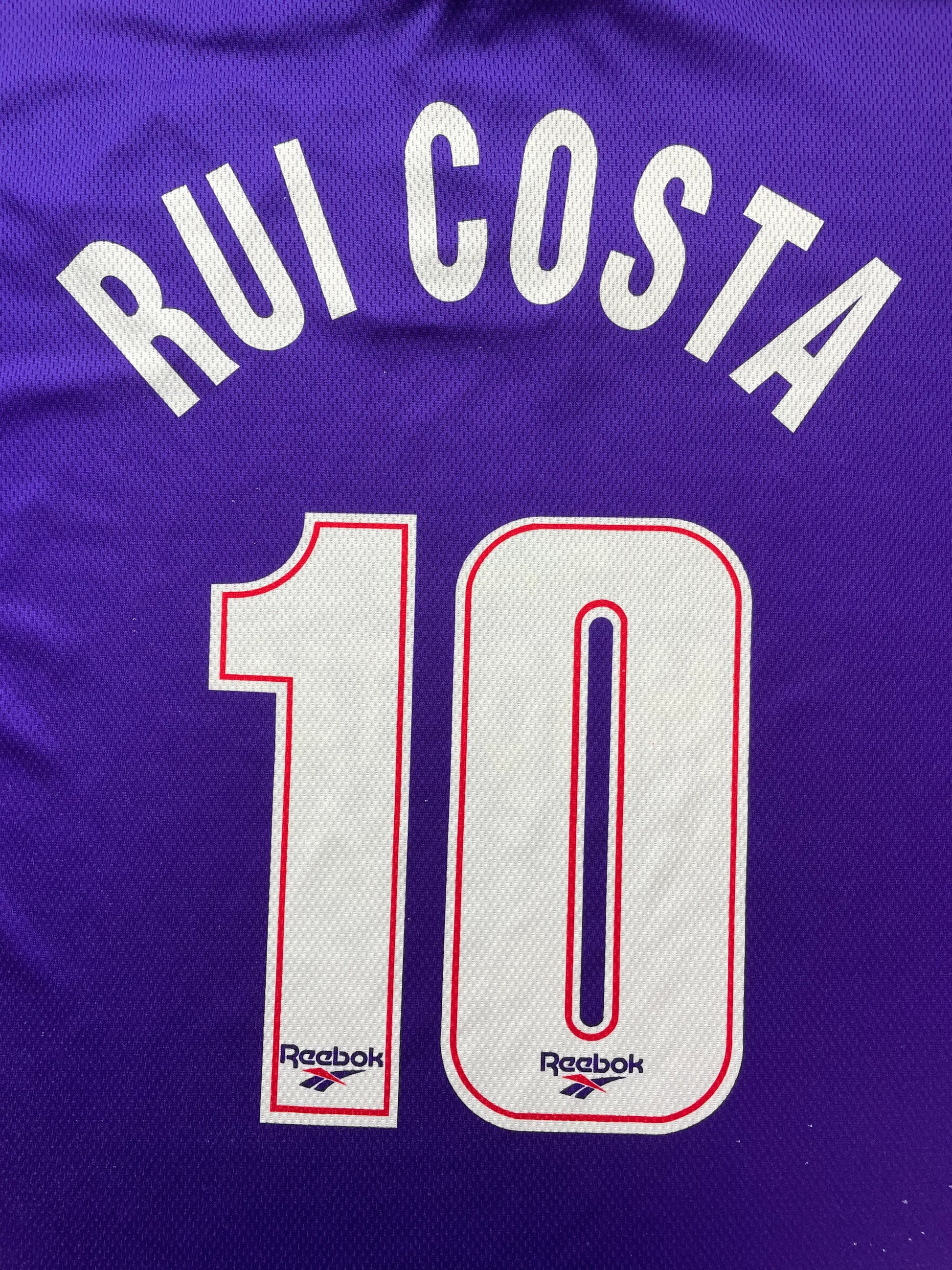 Store Shirt • Fiorentina • 1995 • Reebok • Home • #10 • Manuel Rui Costa • Size XL 