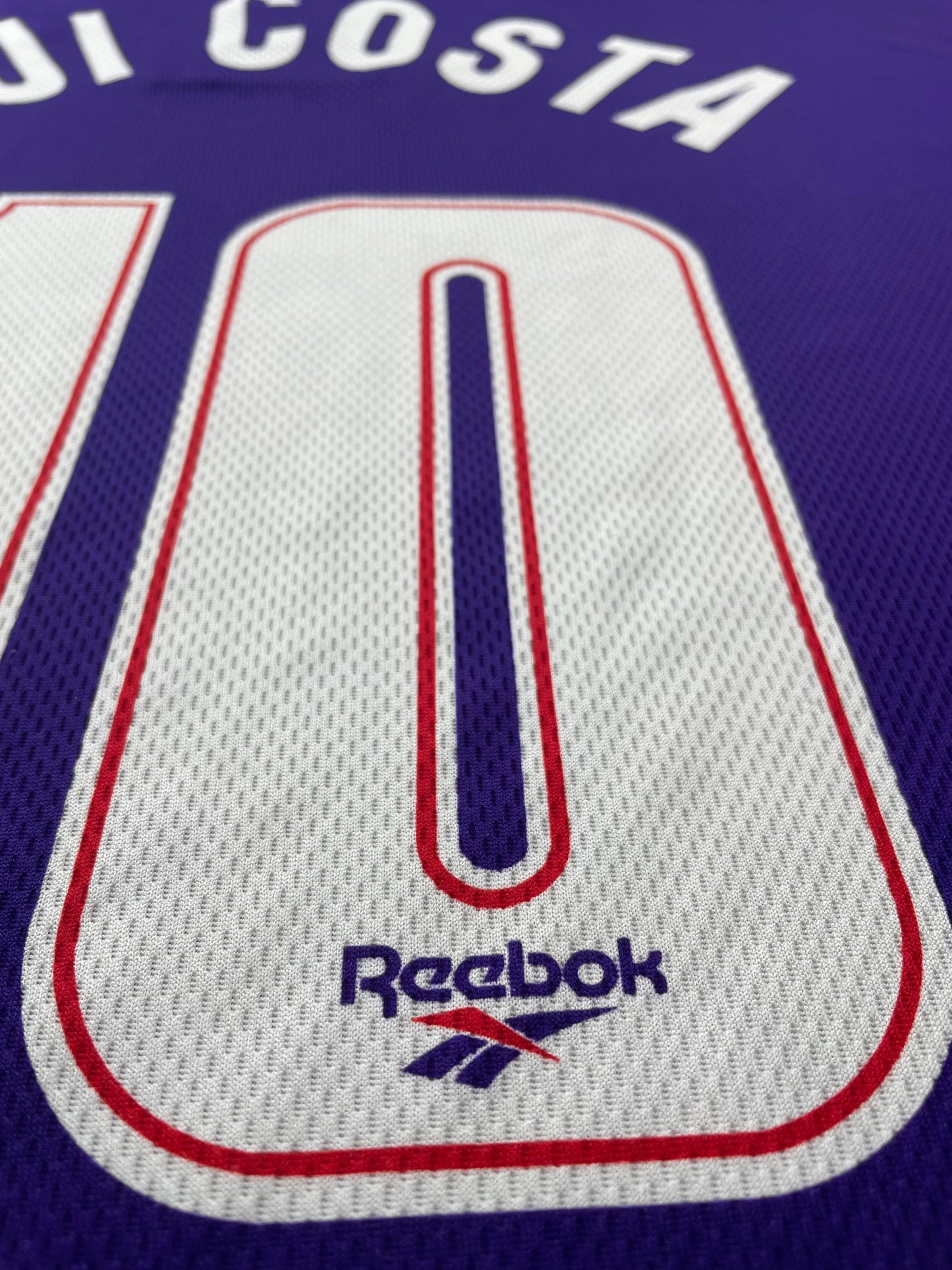 Store Shirt • Fiorentina • 1995 • Reebok • Home • #10 • Manuel Rui Costa • Size XL