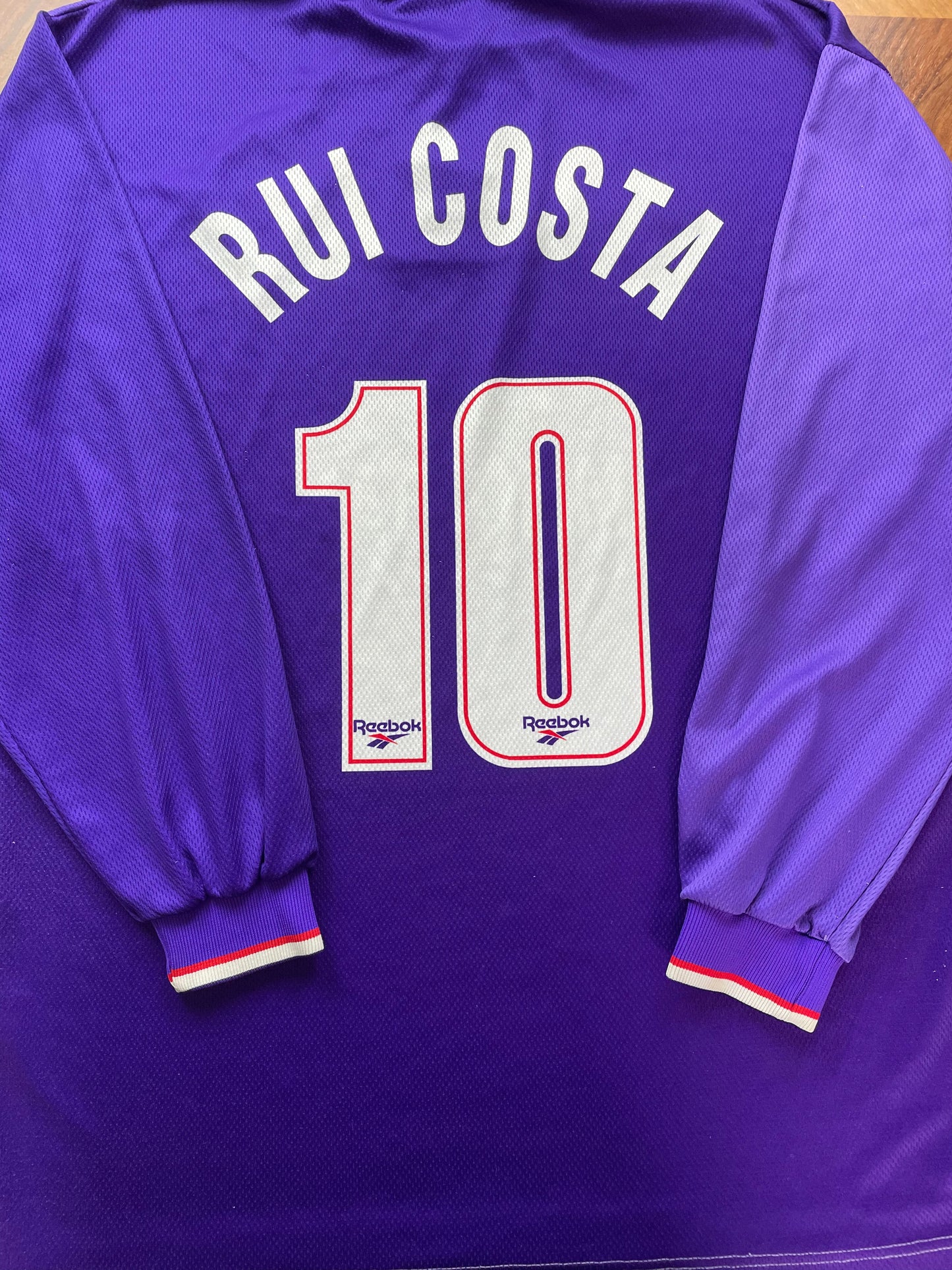 Store Shirt • Fiorentina • 1995 • Reebok • Home • #10 • Manuel Rui Costa • Size XL