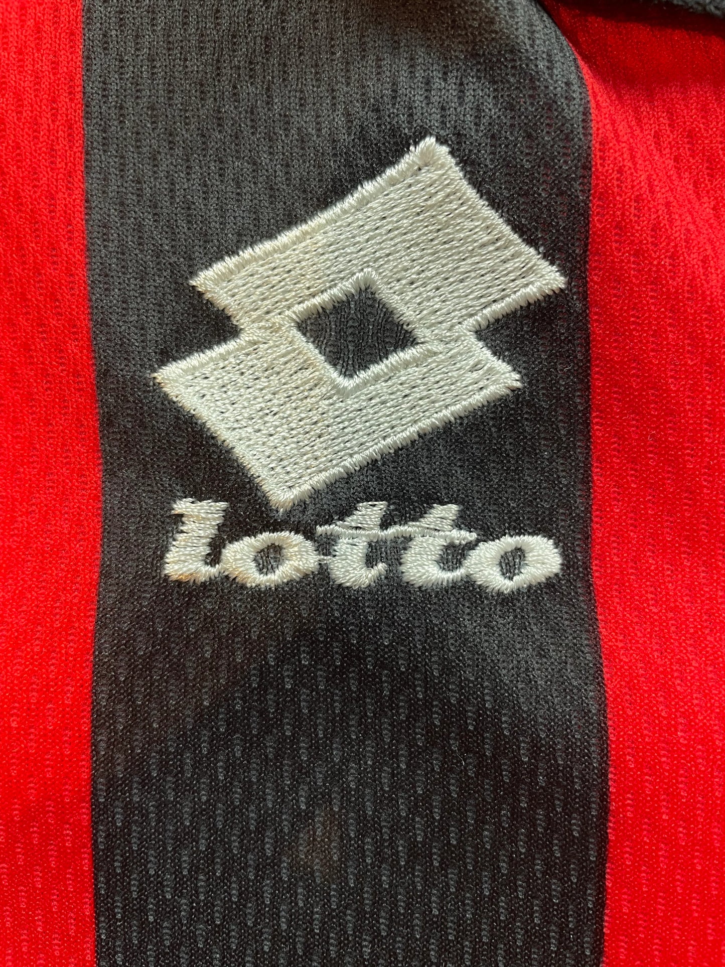Store Shirt • AC Milan • 1996 • Lotto • Home • #3 • Paolo Maldini • Size XL