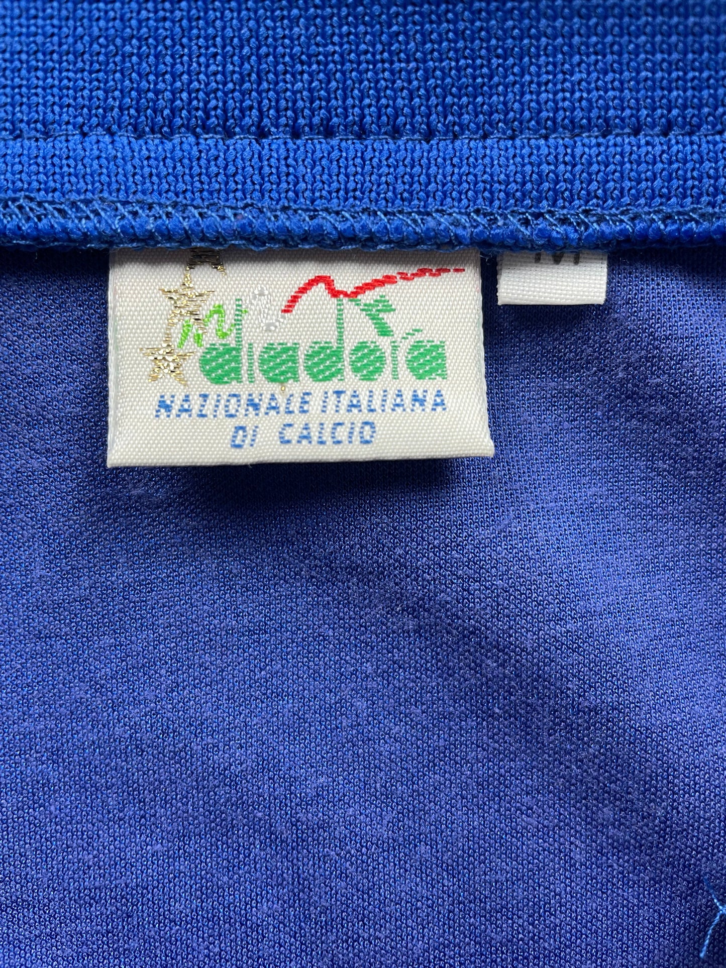 Match Shirt • National • Italia • 1991 • Diadora • Home • #No Number • Size M