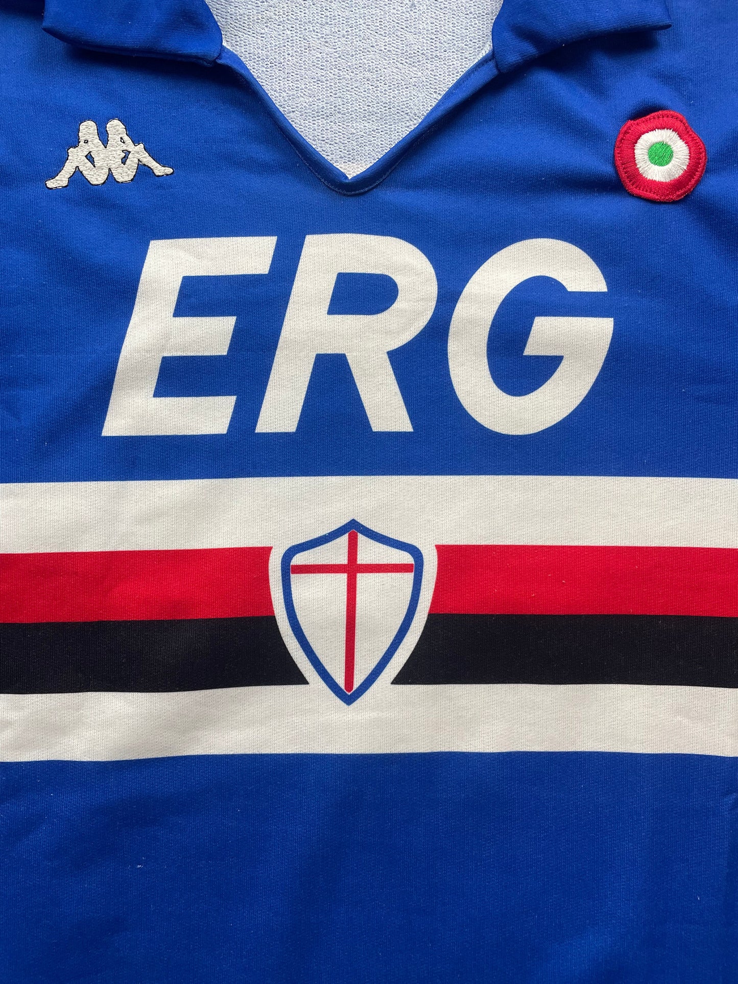 Match Shirt • Club • Sampdoria • 1988 • Kappa • Home • #10 • Roberto Mancini • Match Worn
