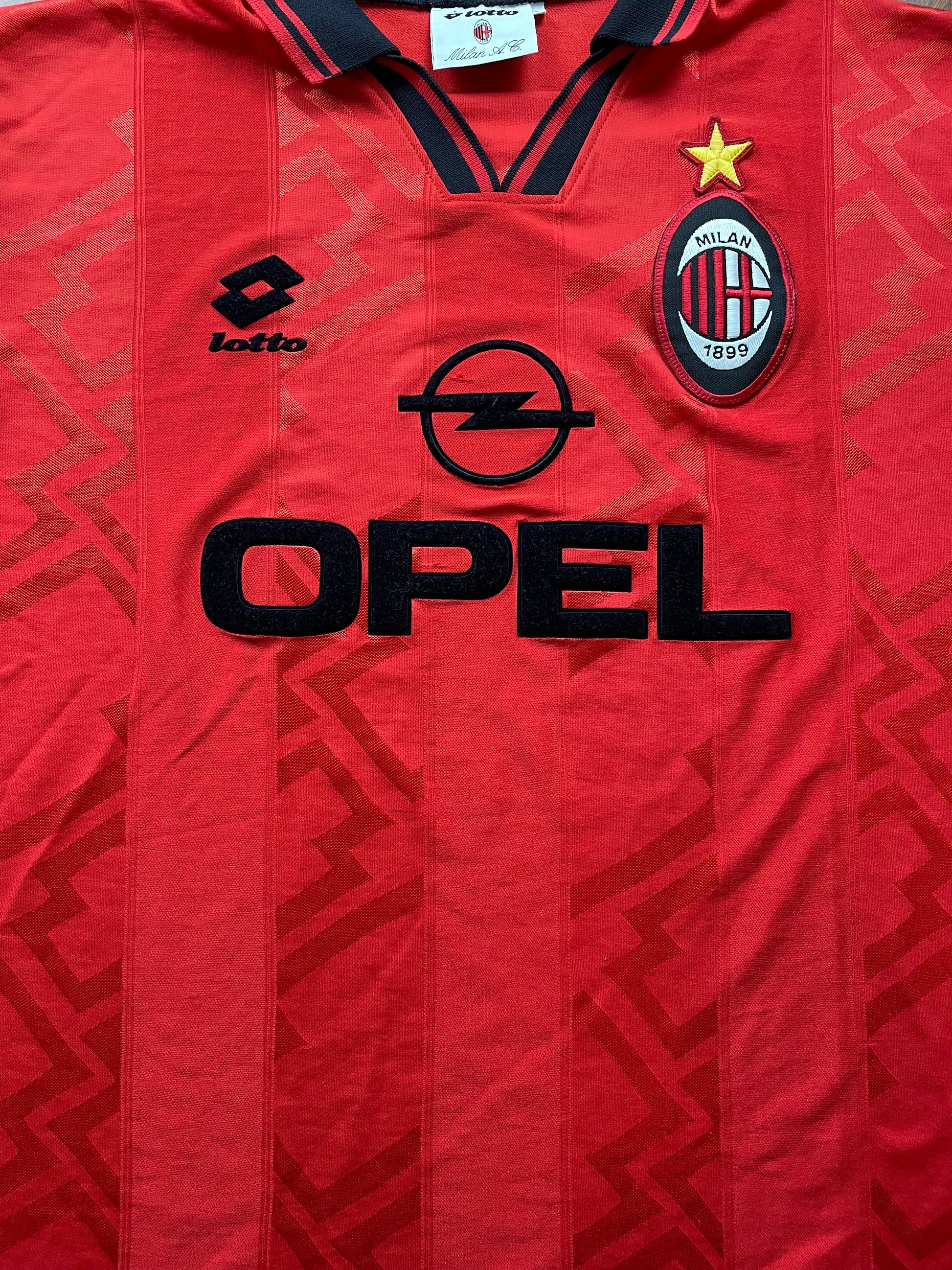 Store Shirt • AC Milan • 1996 • Lotto • Fourth • Size XL 