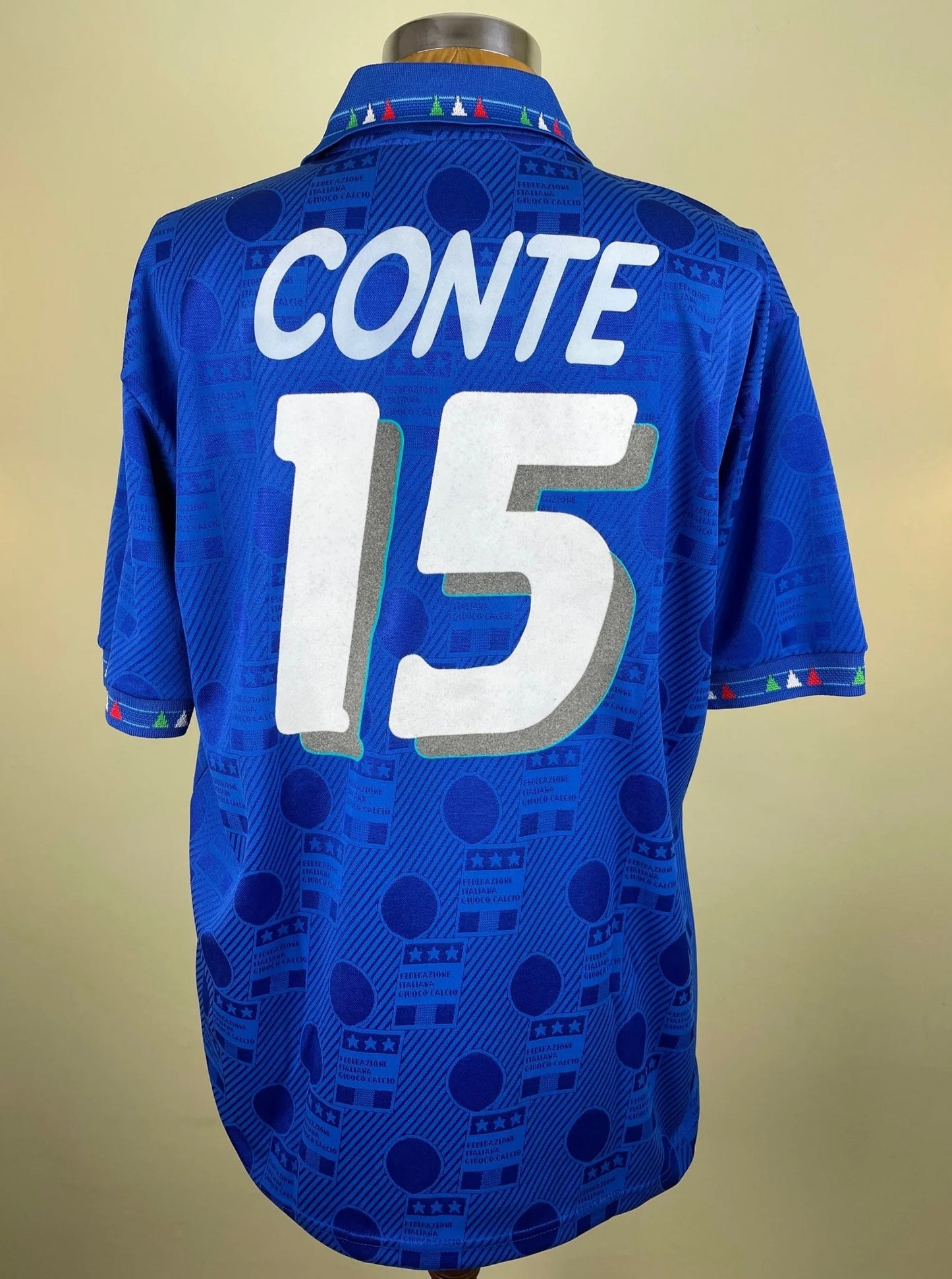 Match Shirt • National • Italia • 1994 • Diadora • Home • #15 • WC 94 • Antonio Conte