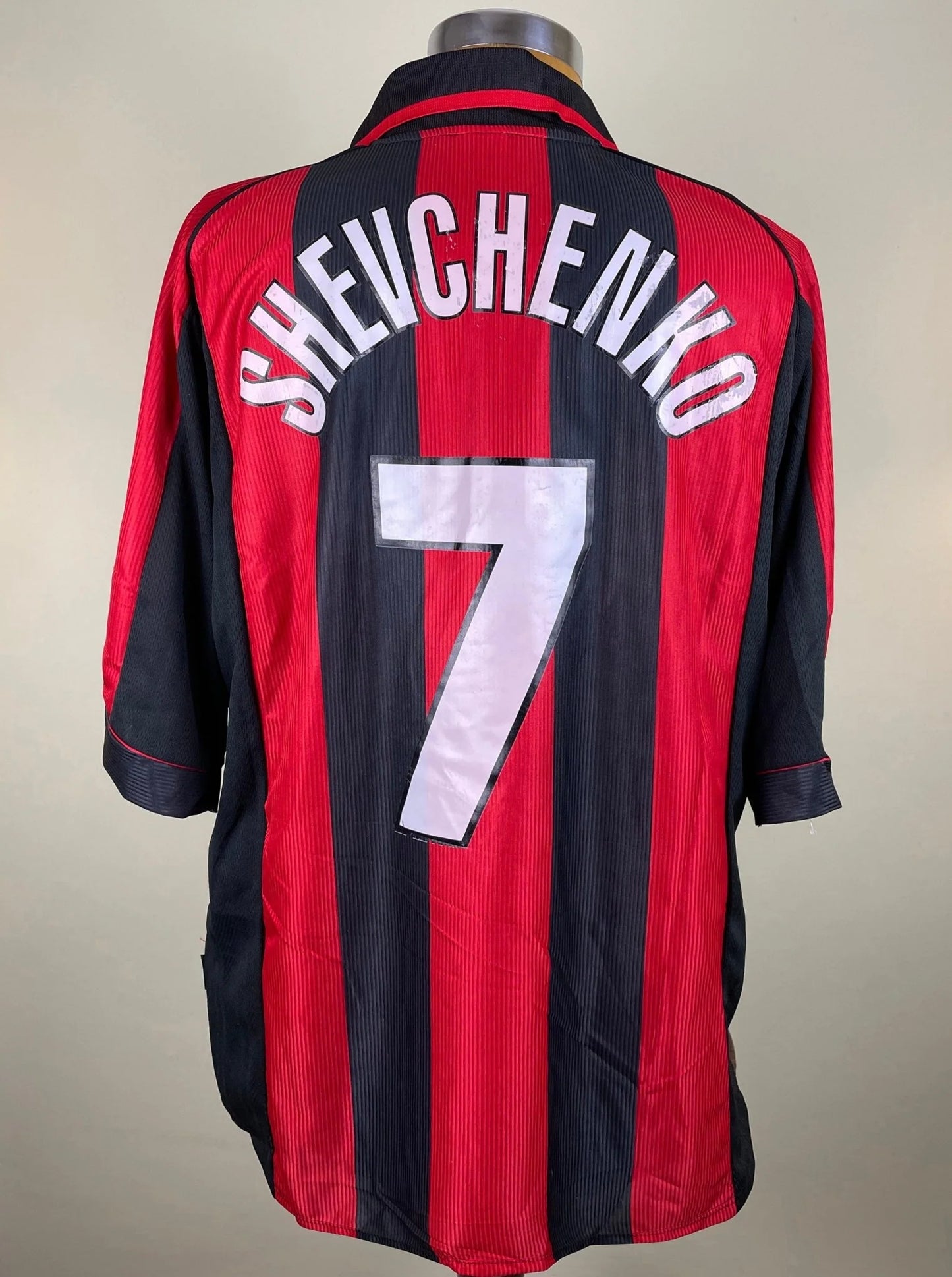 Match Shirt • Club • AC Milan • 1999 • Adidas • Home • #7 • Andriy Shevchenko • Match Worn