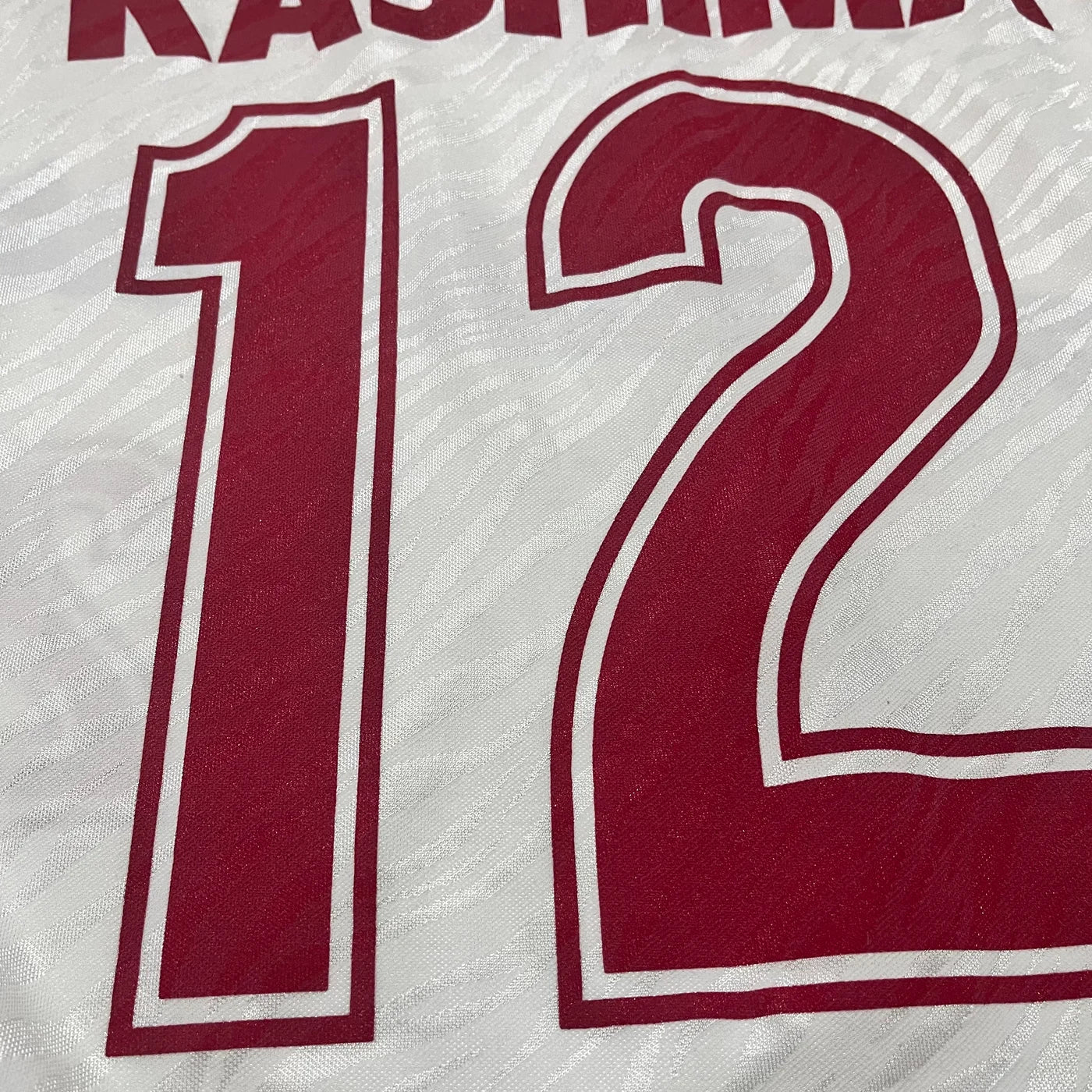 Kashima Antlers Away Cup Shirt 1994 (O) '12' Match Issue + Zico Signed