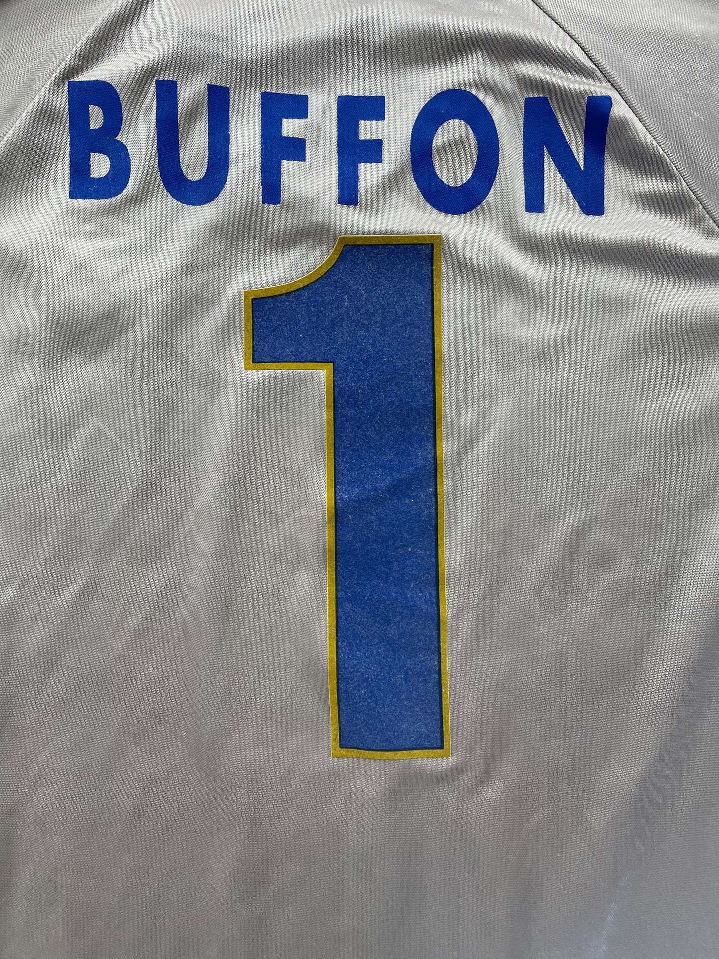 Match Shirt • National • Italia • 1997 • Nike • Keeper • #1 • Gianluigi Buffon • Giochi del Mediterraneo 97 • Match Worn