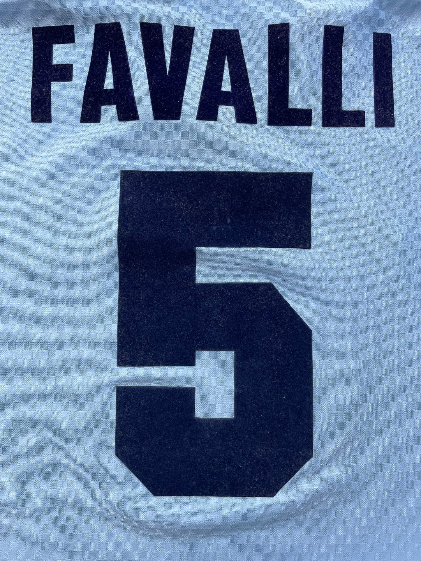 Match Shirt • Club • Lazio • 1995 • Umbro • Home • #5 • Giuseppe Favalli • Match Worn