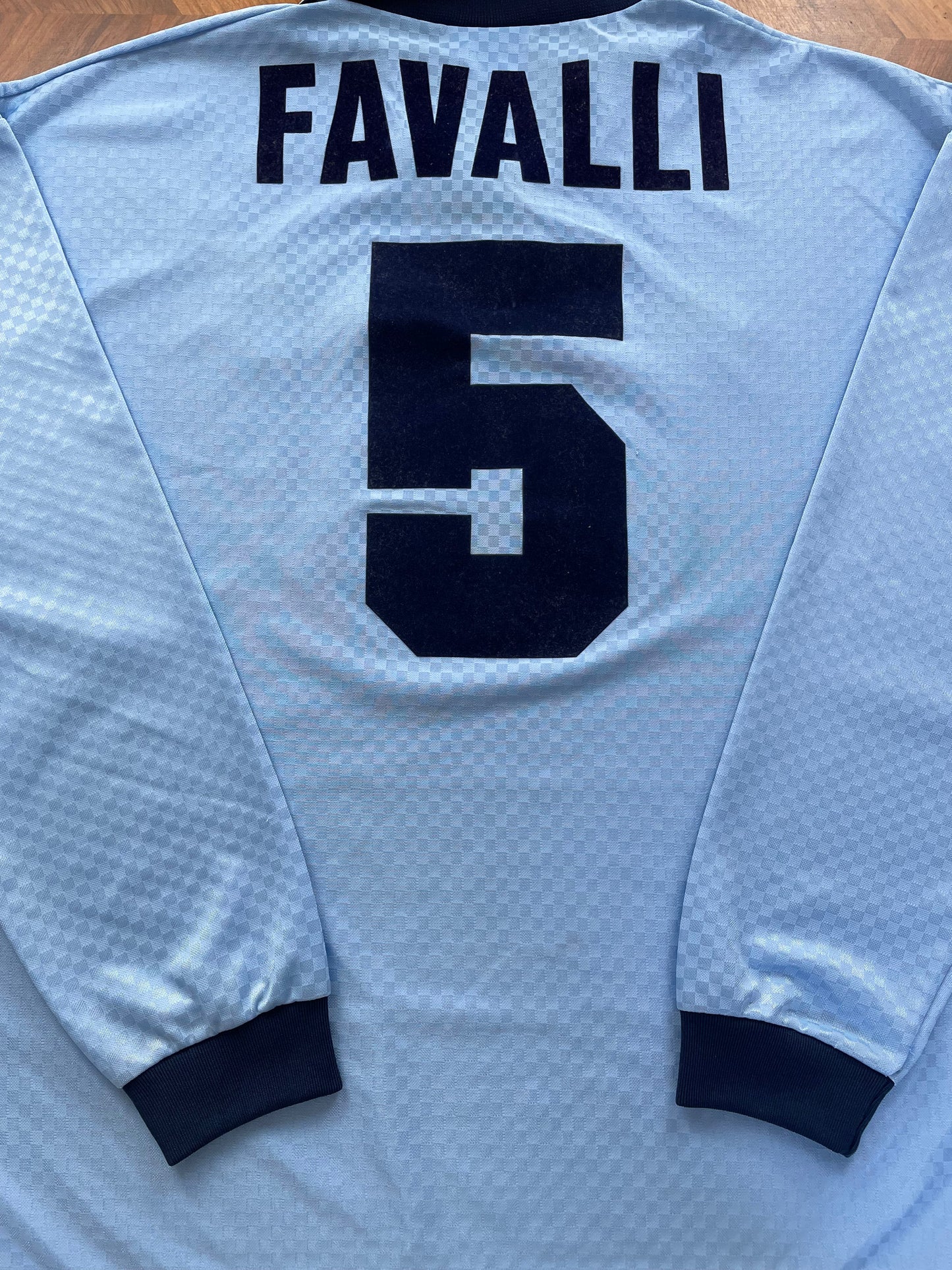 Match Shirt • Club • Lazio • 1995 • Umbro • Home • #5 • Giuseppe Favalli • Match Worn