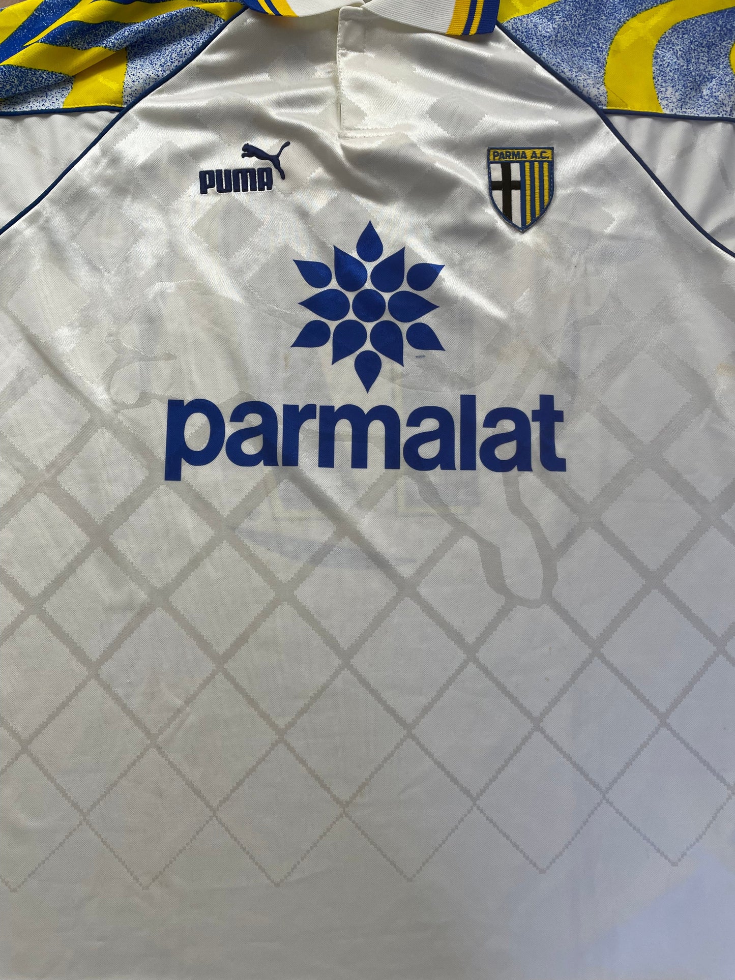 Match Shirt • Club • Parma • 1996 • Puma • Home • #17 • Fabio Cannavaro • Match Worn