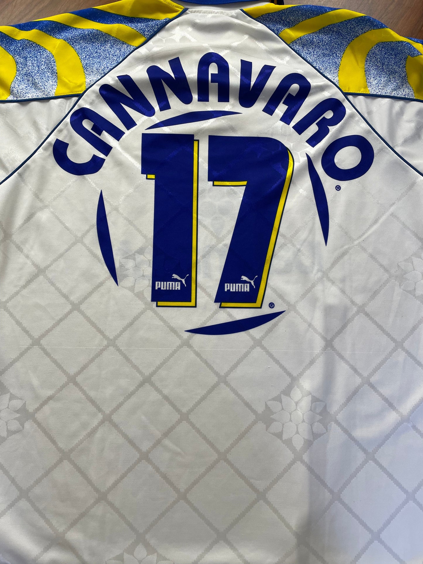 Match Shirt • Club • Parma • 1996 • Puma • Home • #17 • Fabio Cannavaro • Match Worn