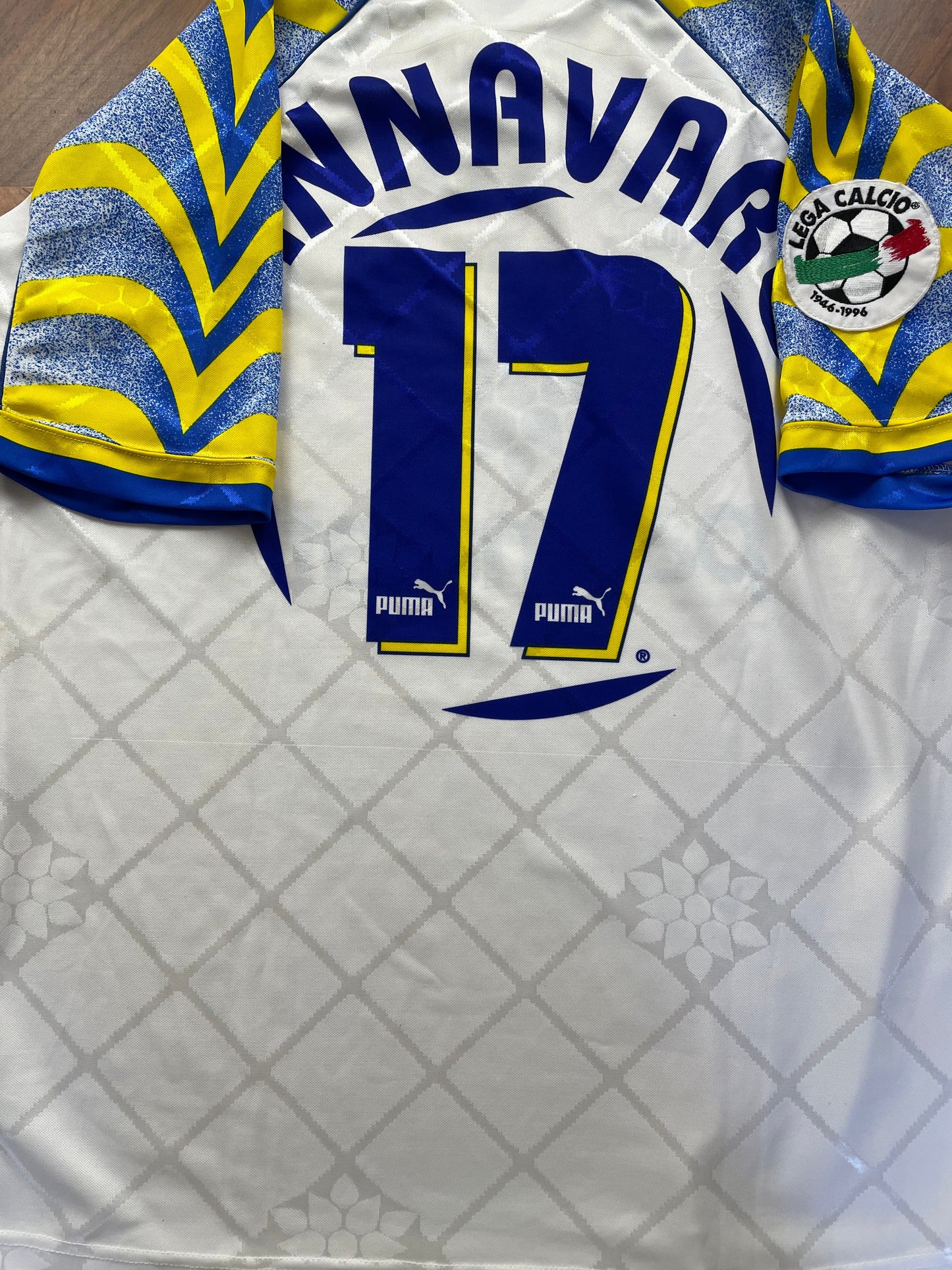 Match Shirt • Club • Parma • 1996 • Puma • Home • #17 • Fabio Cannavaro • Match Worn