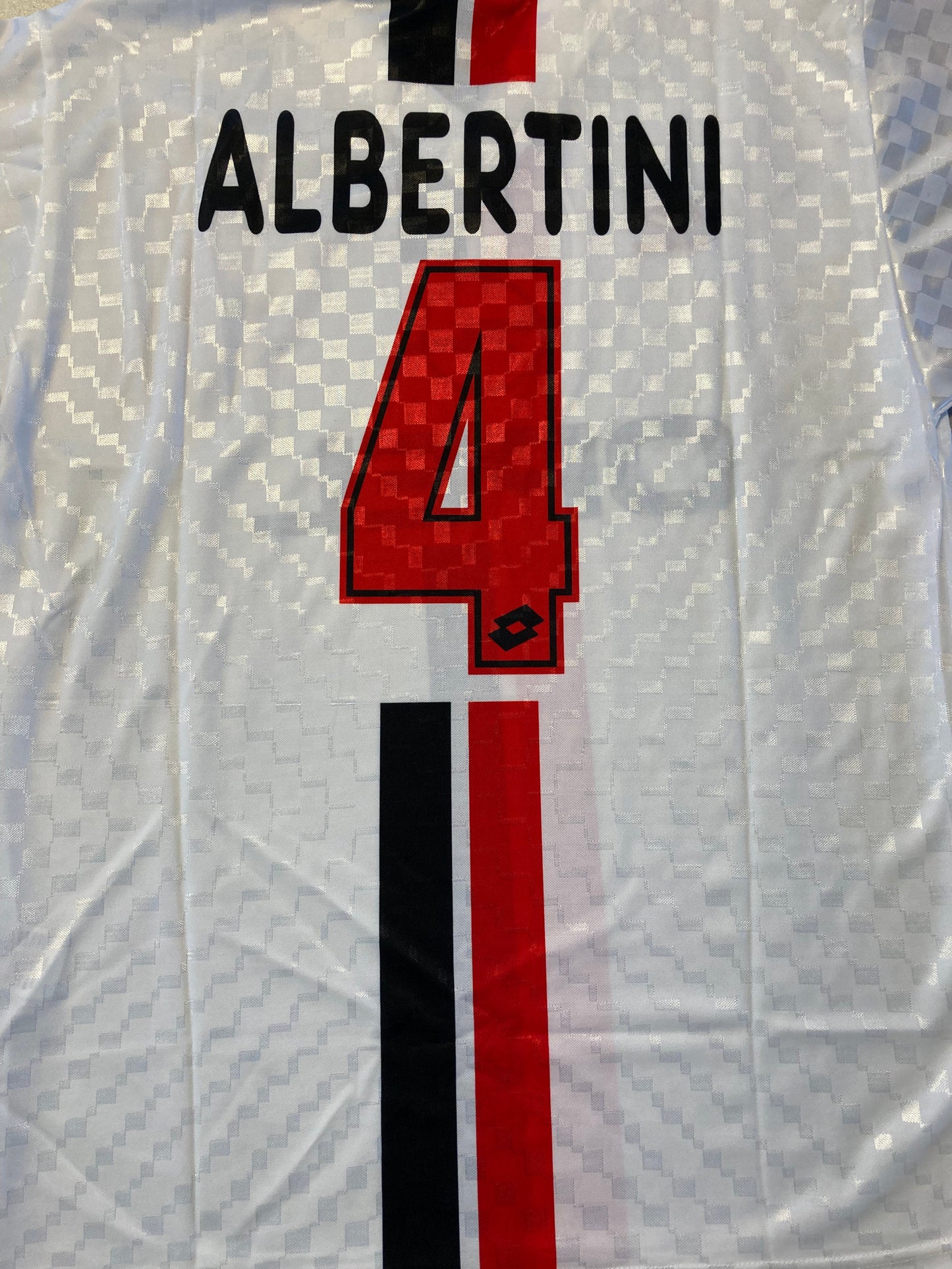 Store Shirt • AC Milan • 1996 • Lotto • Away • #4 • Demetrio Albertini • Size L • Player Spec • BNWT 