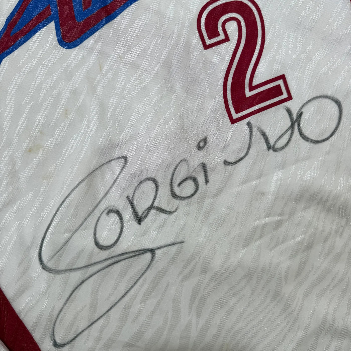 Kashima Antlers Away Cup Shirt 1994 (O) '2' Jorginho