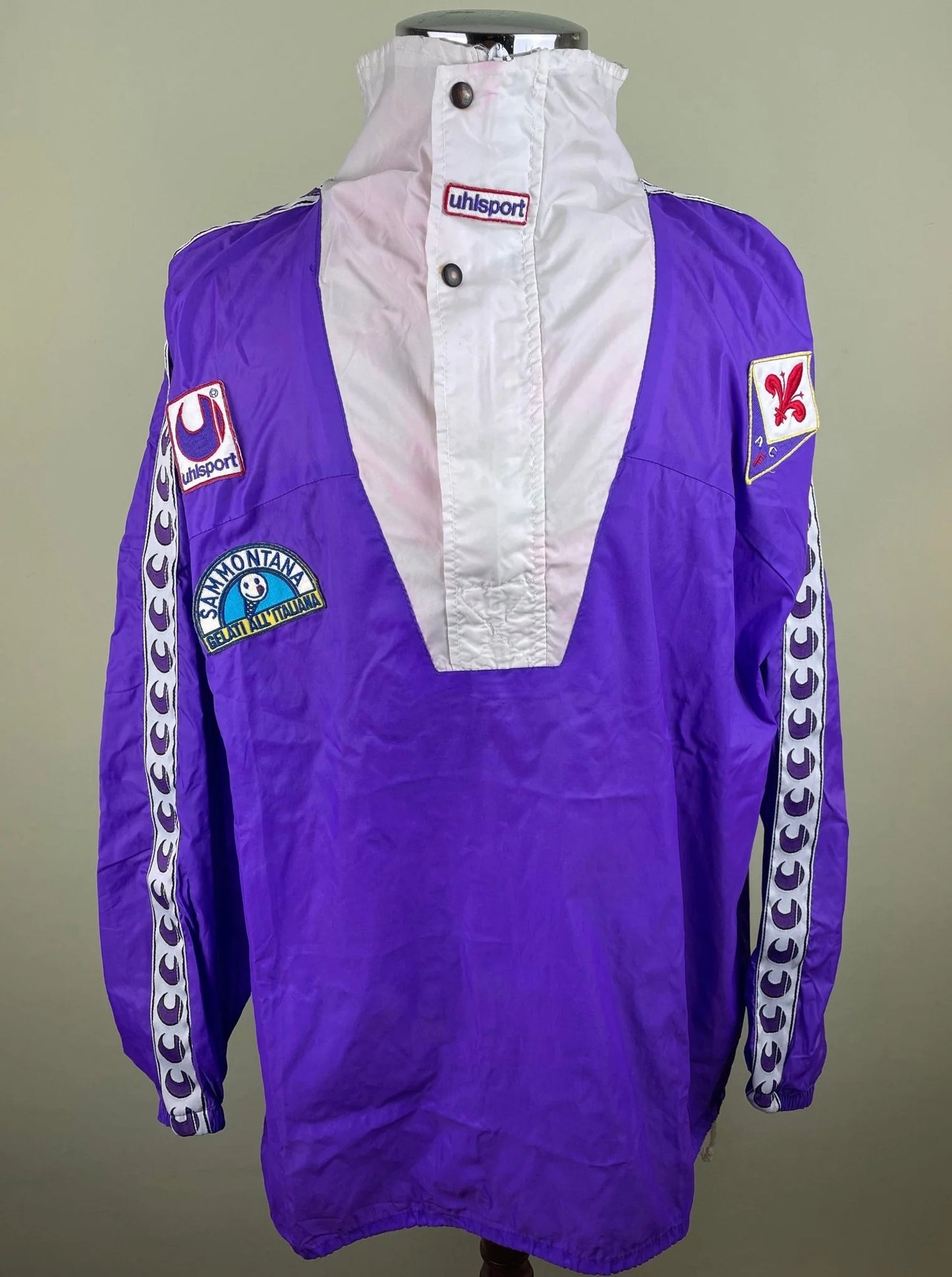 Player Issue Training • Fiorentina • 1994 • Uhlsport Waterproof Jacket