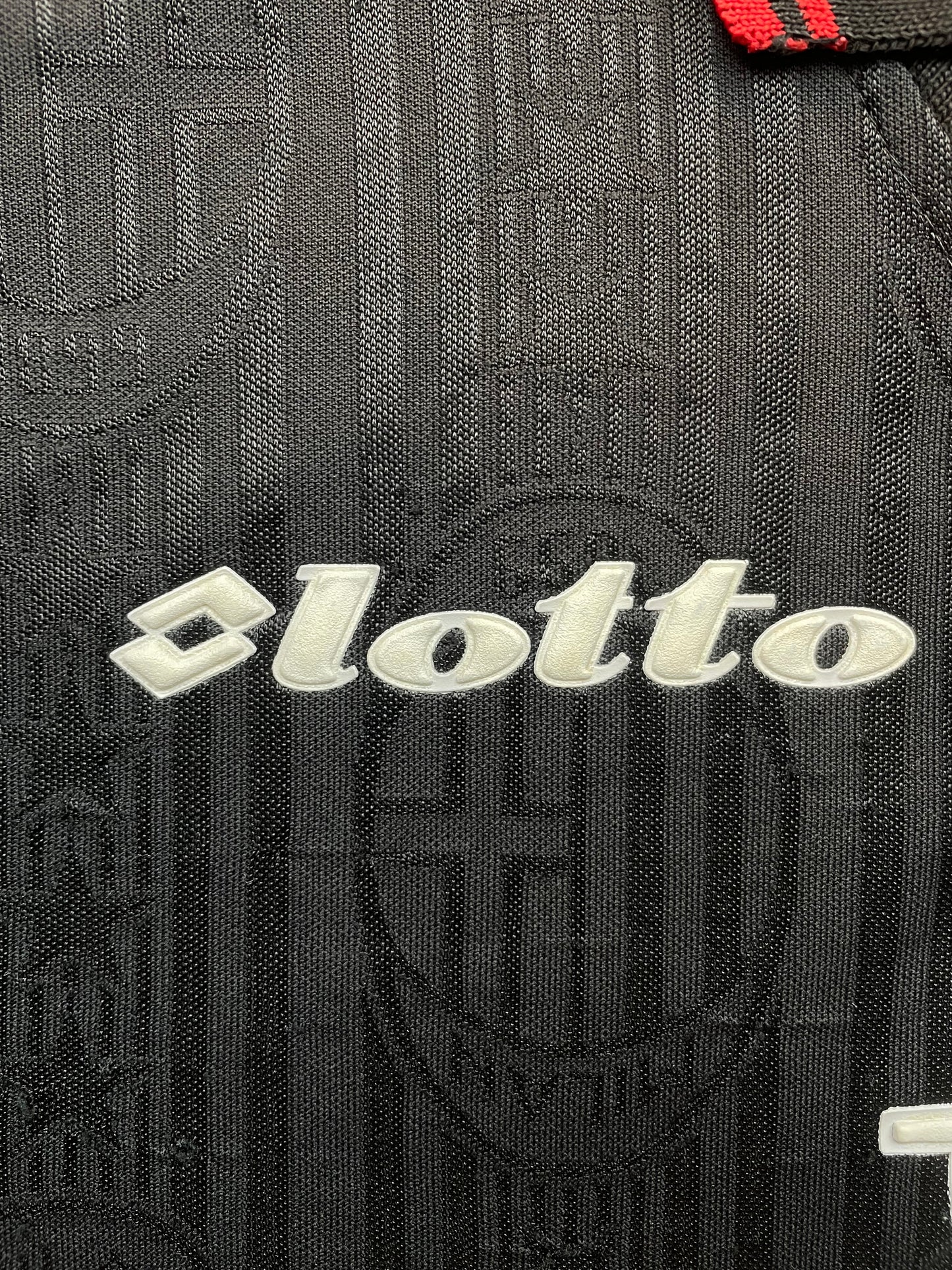 Store Shirt • AC Milan • 1997 • Lotto • Third • Ibou Ba • Size L