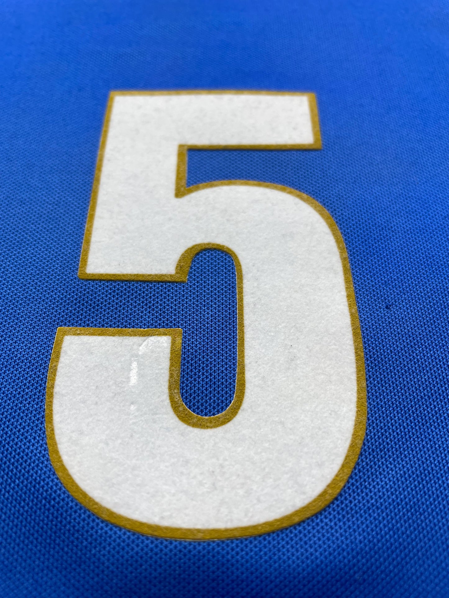 Match Shirt • National • Italia • 1996 • Nike • Home • #5 • Fabio Cannavaro • vs Russia