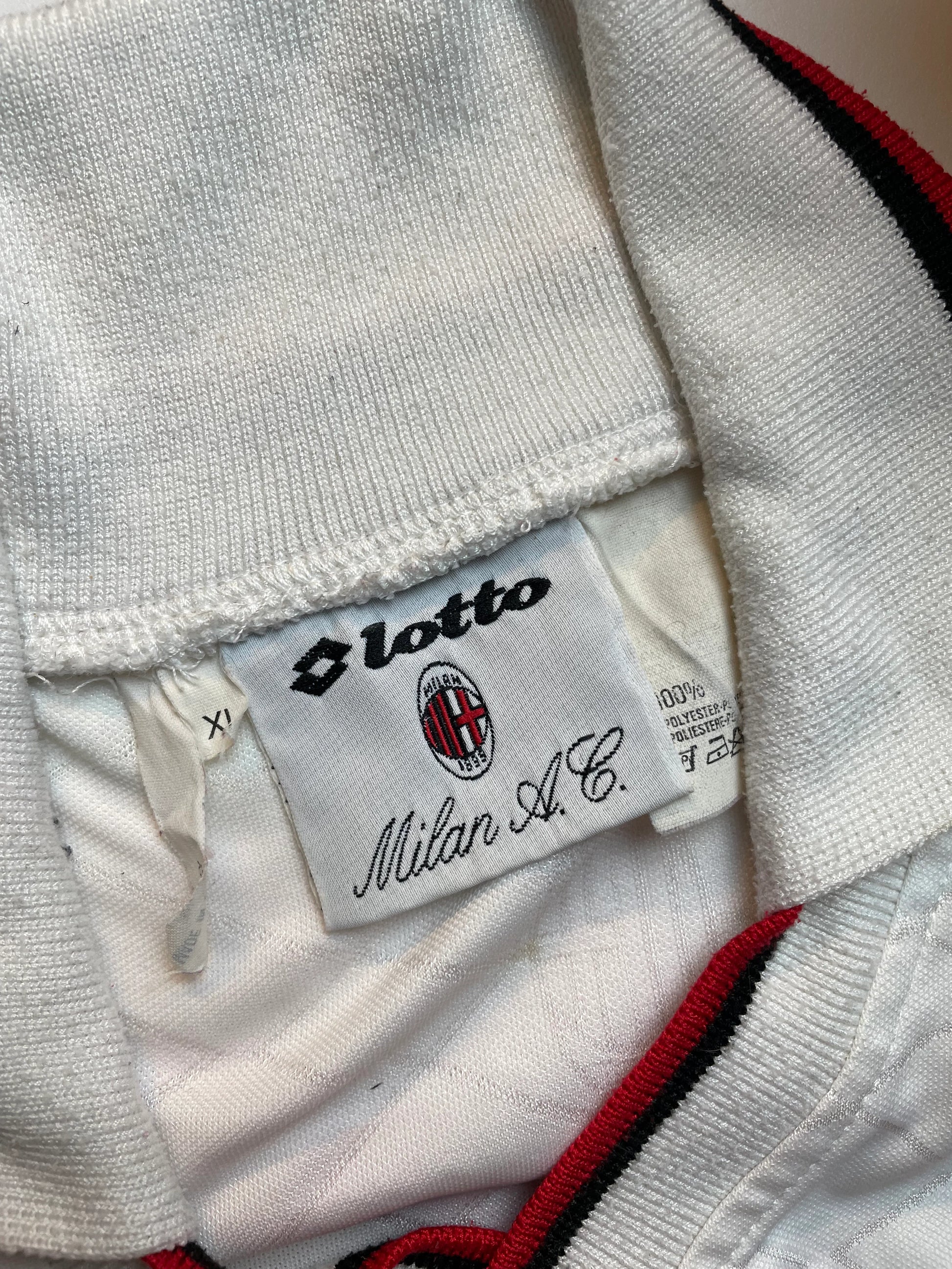 Match Shirt • Club • AC Milan • 1993 • Lotto • Away • 10 • Brian Laudrup • Match Worn - Calcio 90
