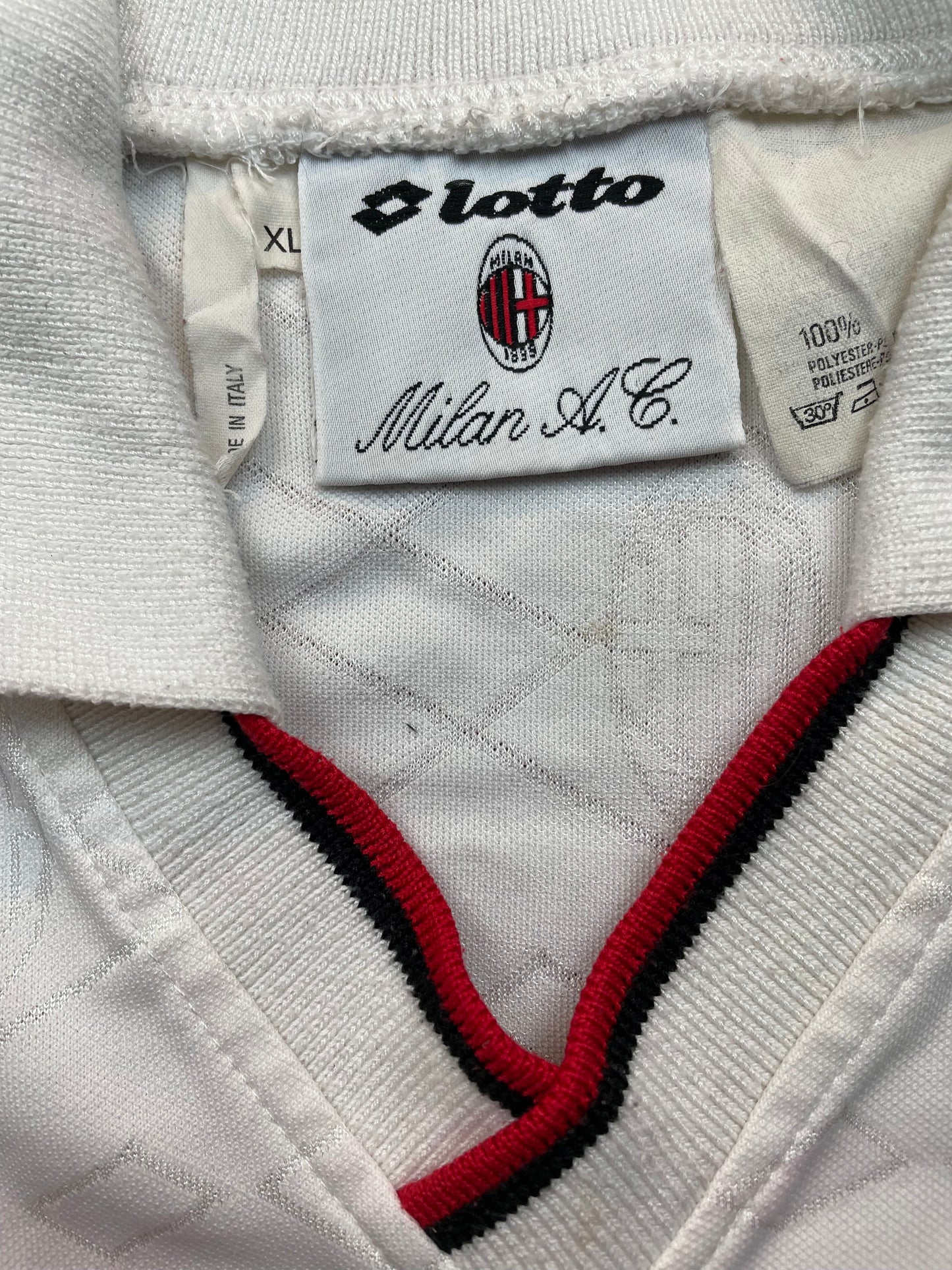 Match Shirt • Club • AC Milan • 1993 • Lotto • Away • #10 • Brian Laudrup • Match Worn